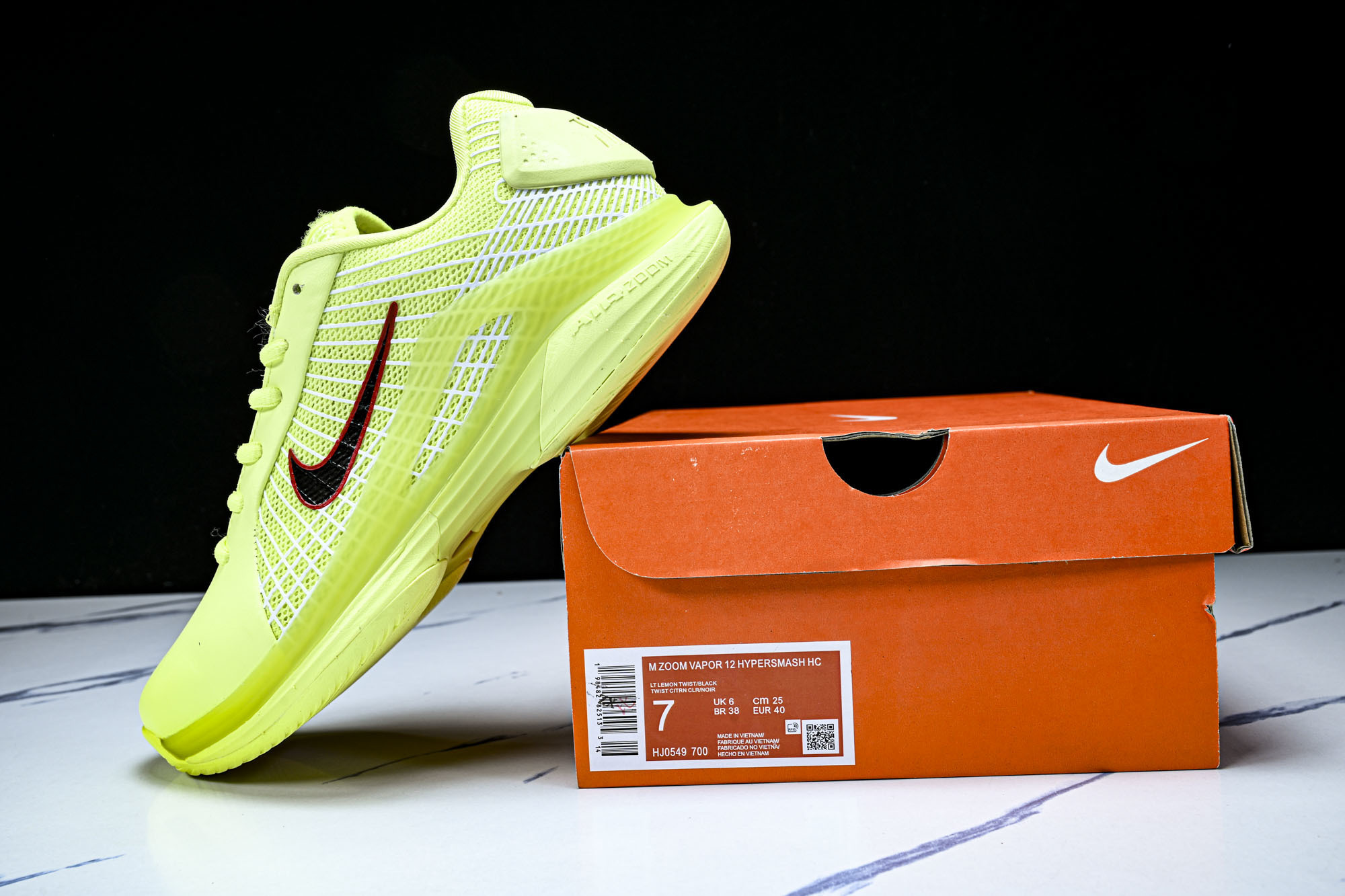 Nike/耐克Vapor 12男女士缓震运动耐磨网球鞋HJ0549 700Size 36 36.5 37
