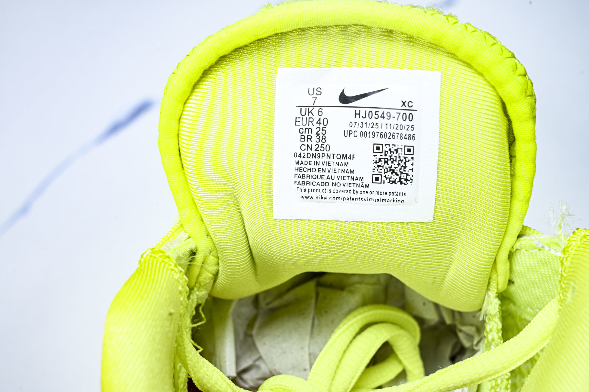 Nike/耐克Vapor 12男女士缓震运动耐磨网球鞋HJ0549 700Size 36 36.5 37