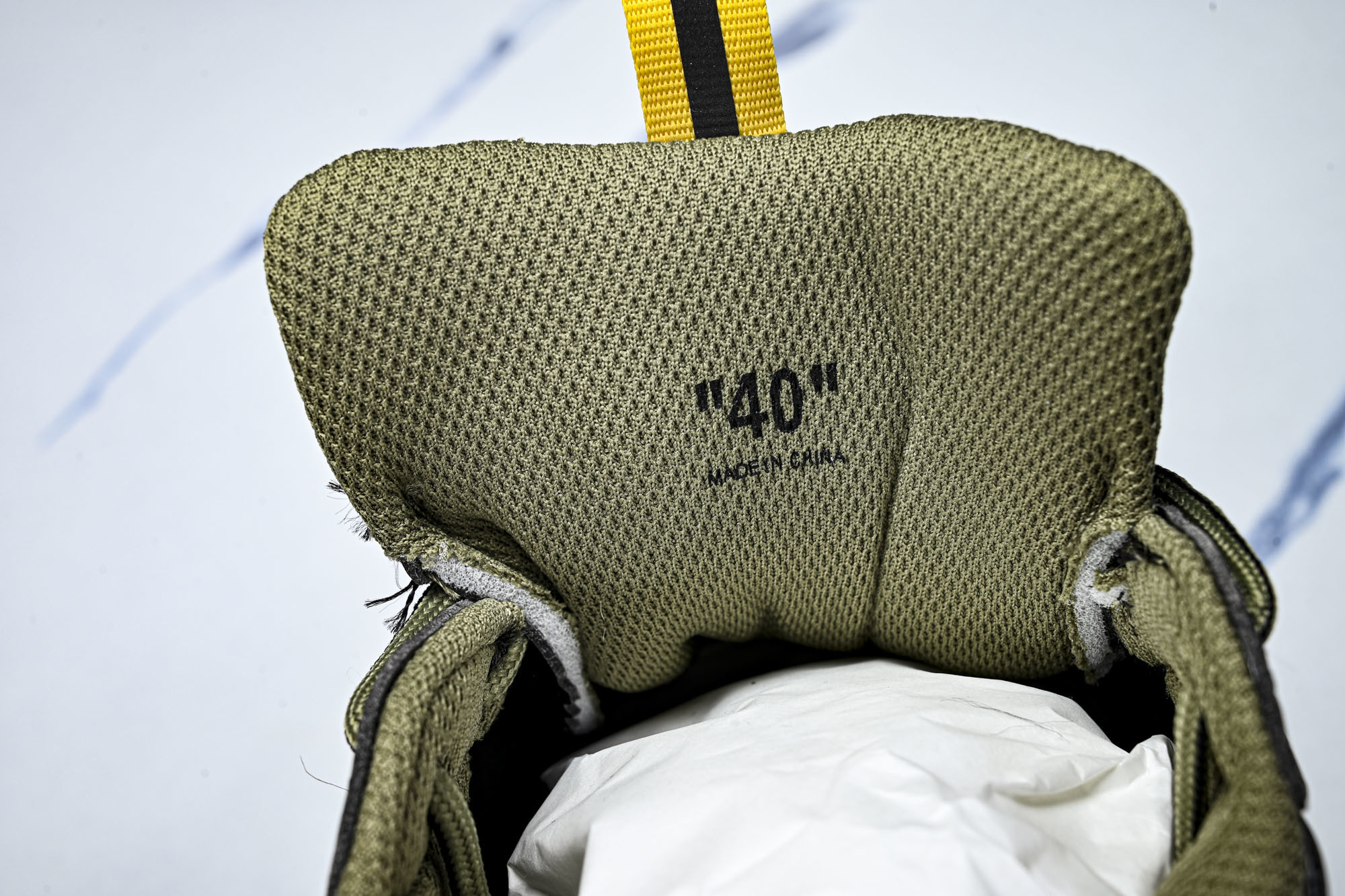 (PT.纯原)OFF WHITE 黑白三箭头登山厚底老爹鞋增高男女运动休闲鞋#穿上off--White 