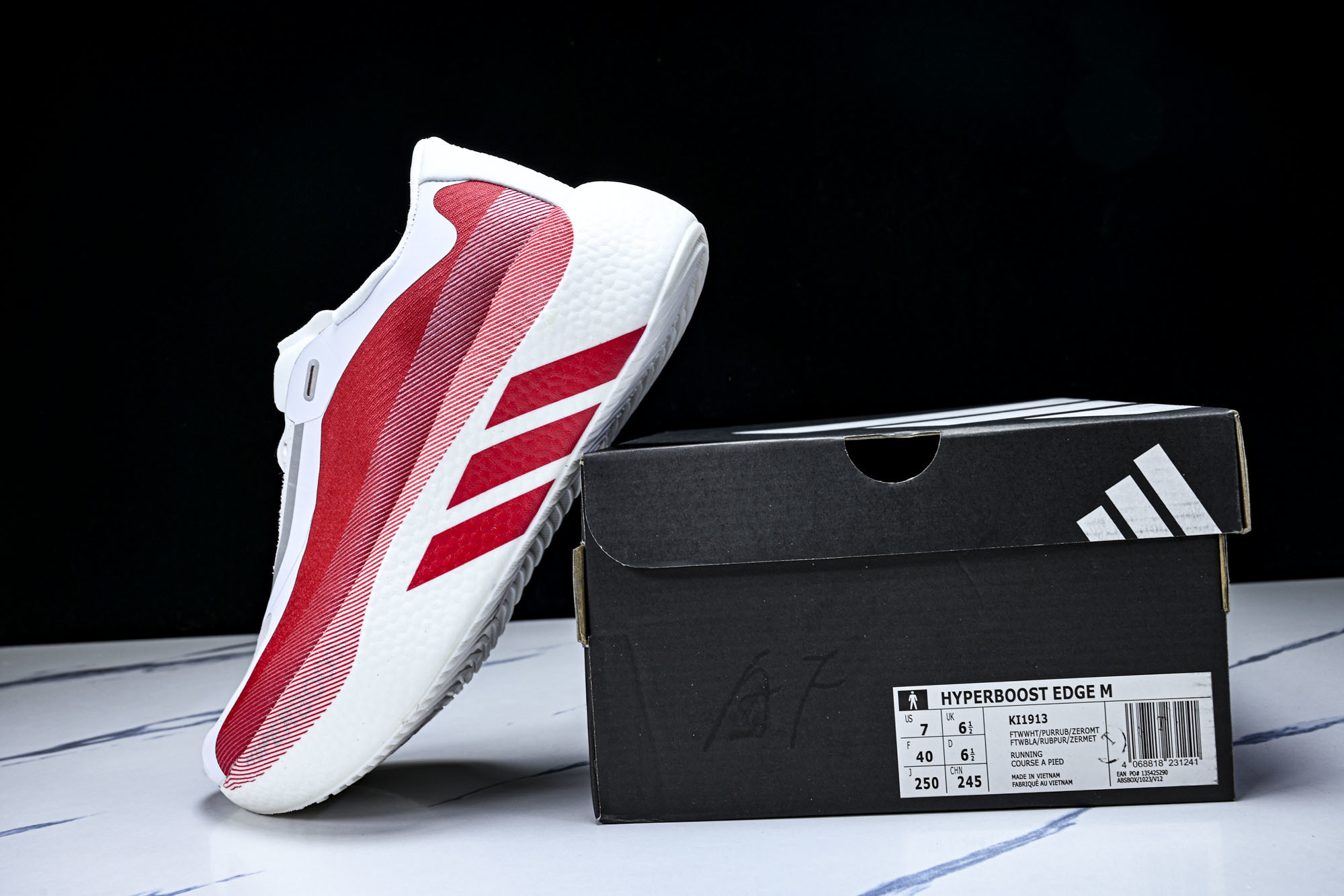 (纯原)Adidas HyperBoost Edge M 阿迪达斯全新爆米花透气缓震跑步鞋KI1913尺