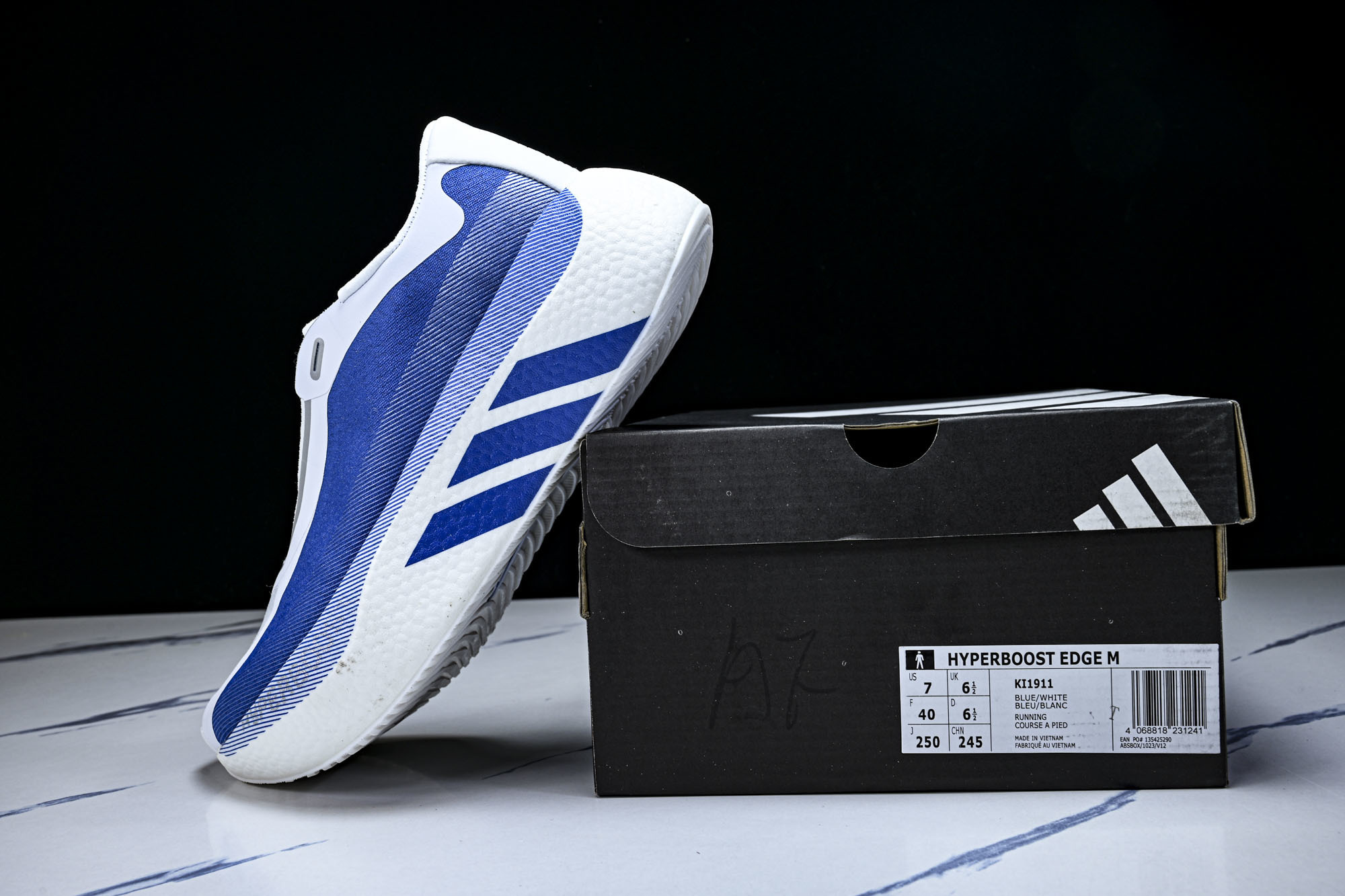 (纯原)Adidas HyperBoost Edge M 阿迪达斯全新爆米花透气缓震跑步鞋KI1911尺