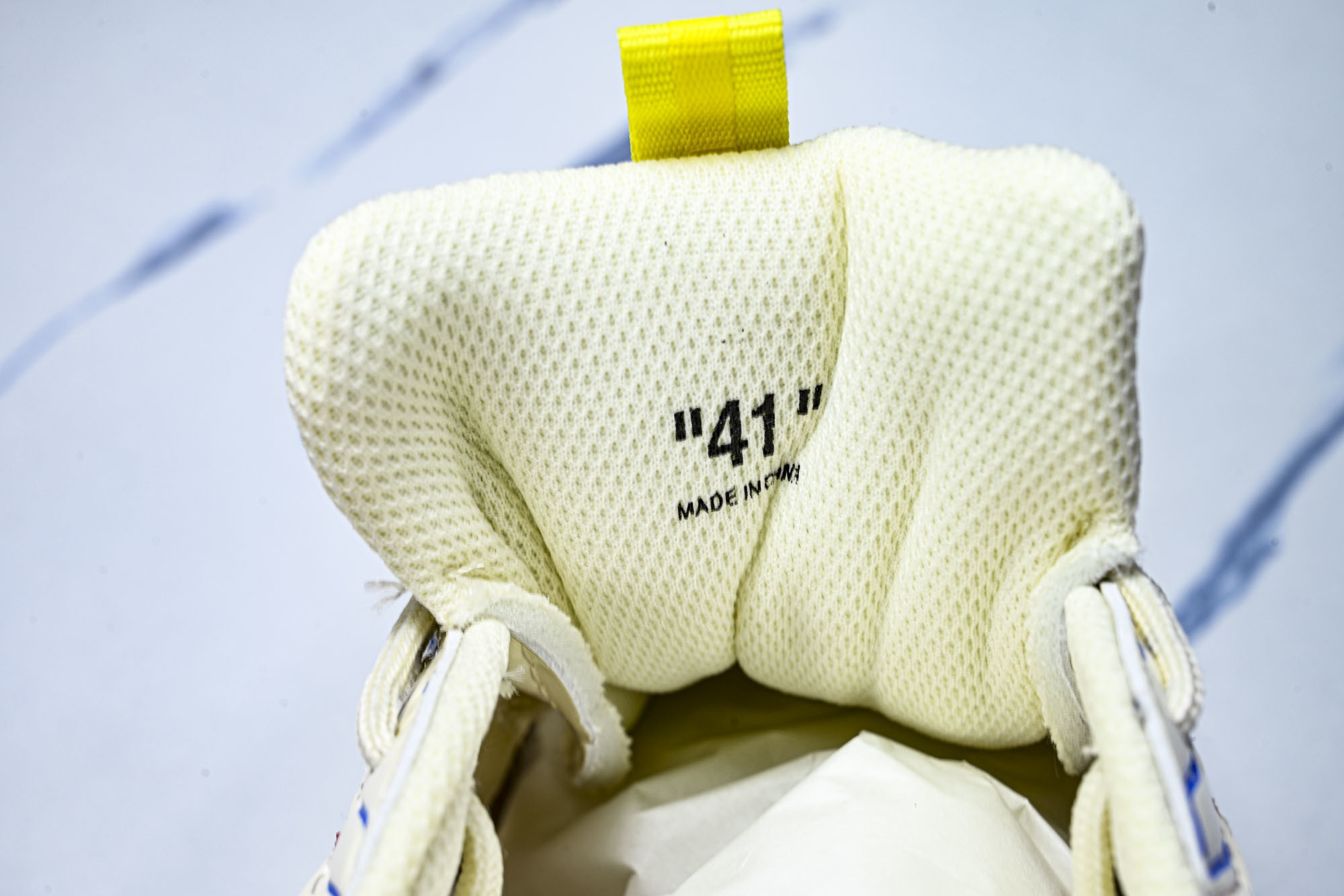 (PT.纯原)OFF WHITE 黑白三箭头登山厚底老爹鞋增高男女运动休闲鞋#穿上off--White 