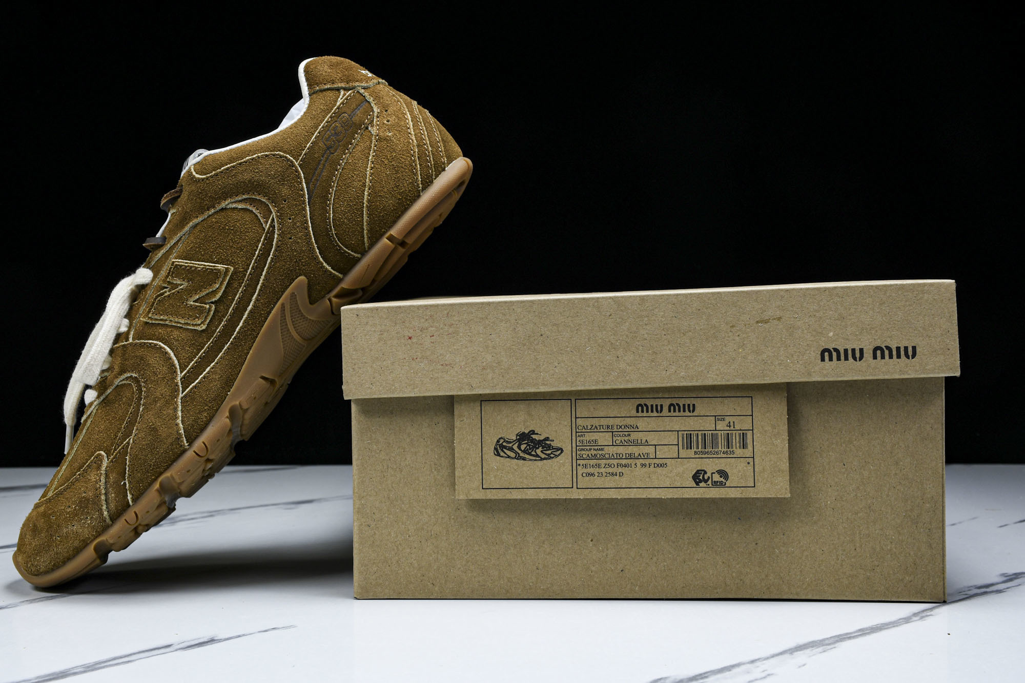 (BQ.原版大厂1:1)New Balance xMi­uMi­u缪­缪24年新款NB联名男女同款薄底德