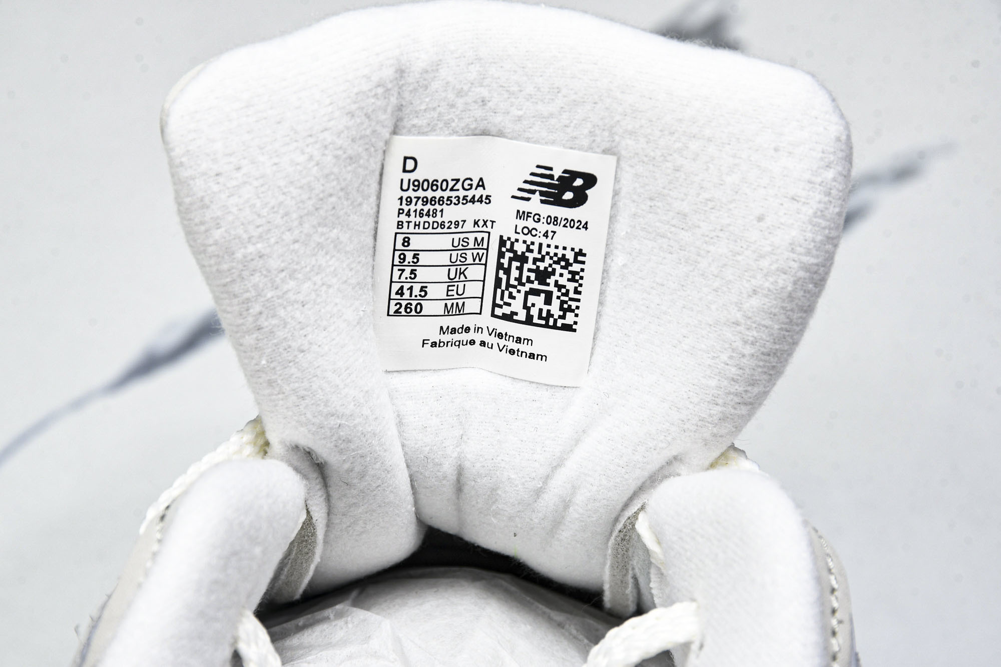 New Balance NB9060 复古休闲运动慢跑鞋 U9060ZGA#原档案3D模具，原纸板，原厂