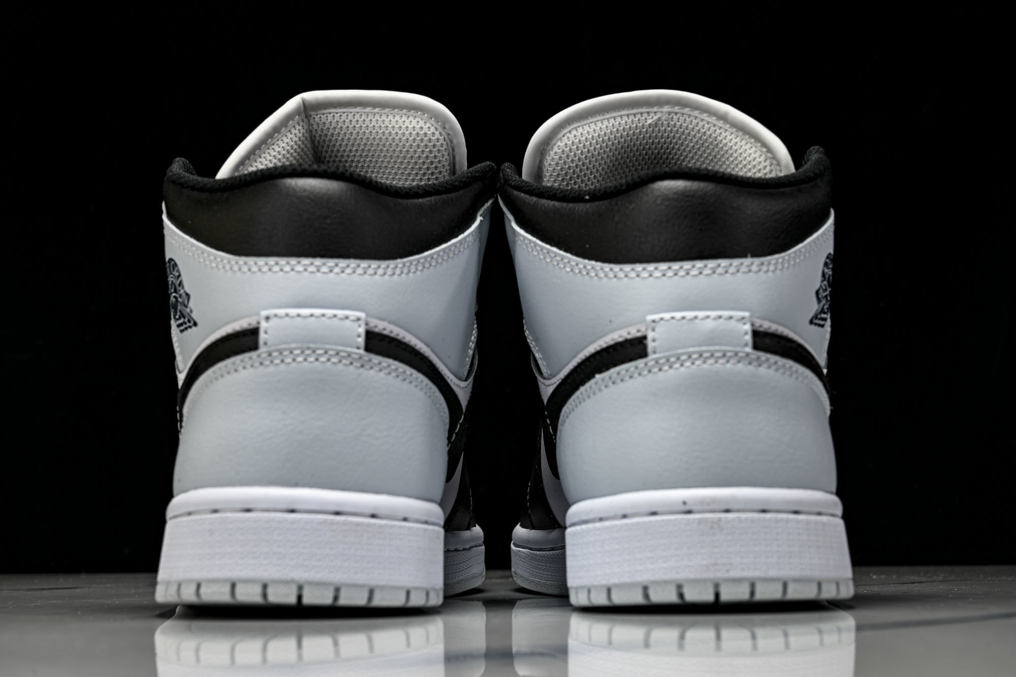 Air Jordan 1 Mid AJ1 乔1黑白灰 中帮文化休闲板鞋 DQ8426-00240 40.