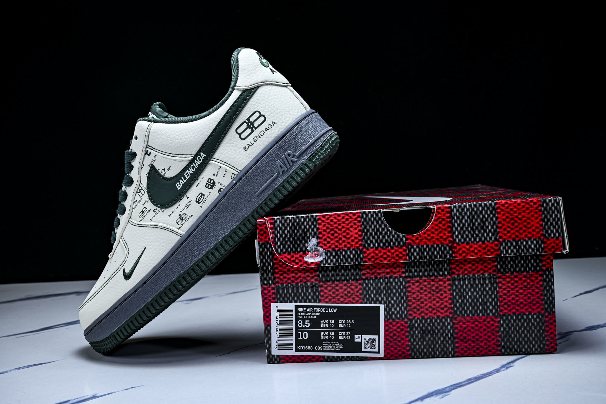 Nike Air Force 1'07 Low 极简撞色 空军一号低帮休闲板鞋 MM3399-82136