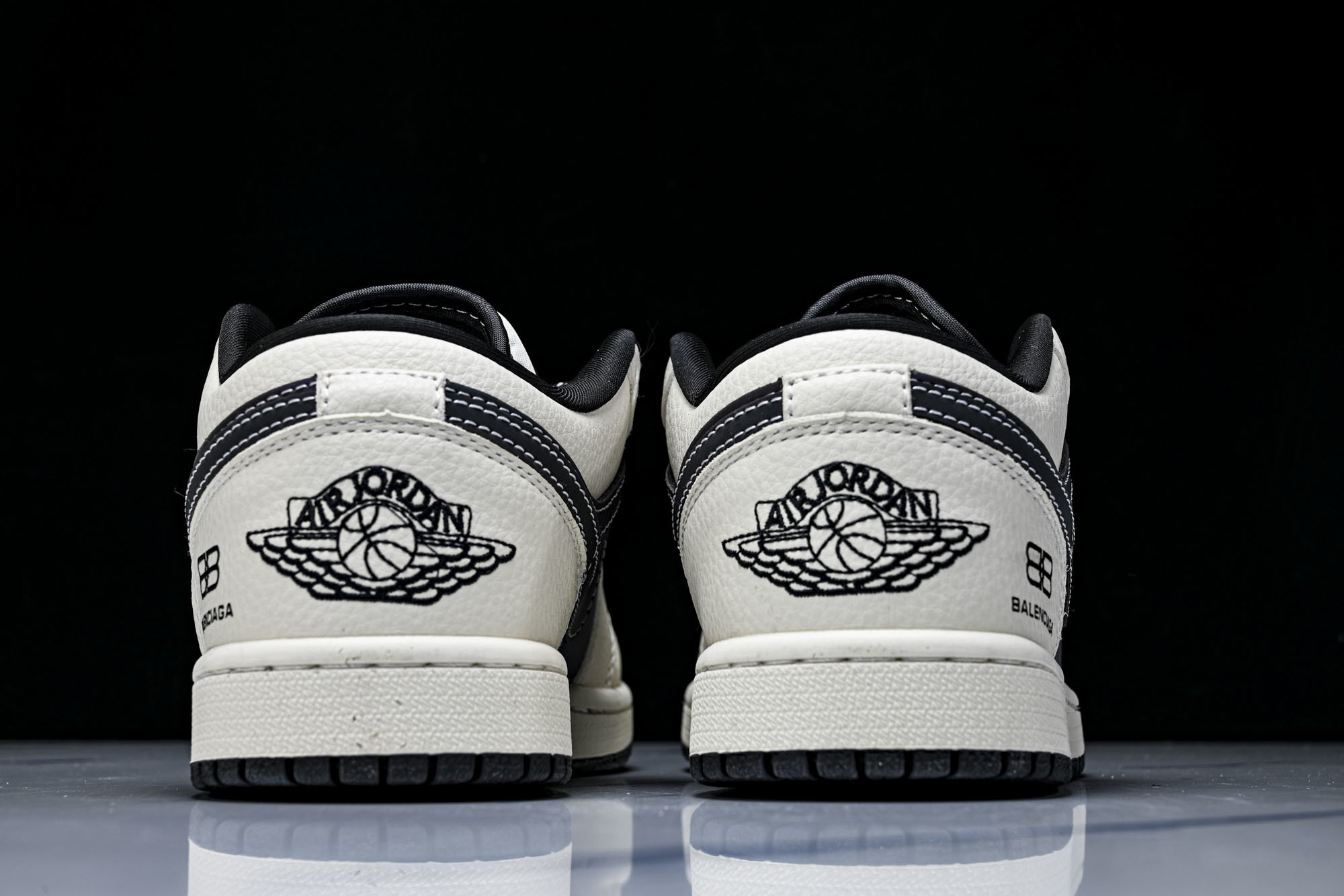 Air Jordan 1 Low AJ1 乔1斯图西联名 高端定制 低帮复古篮球鞋LL8888 0073