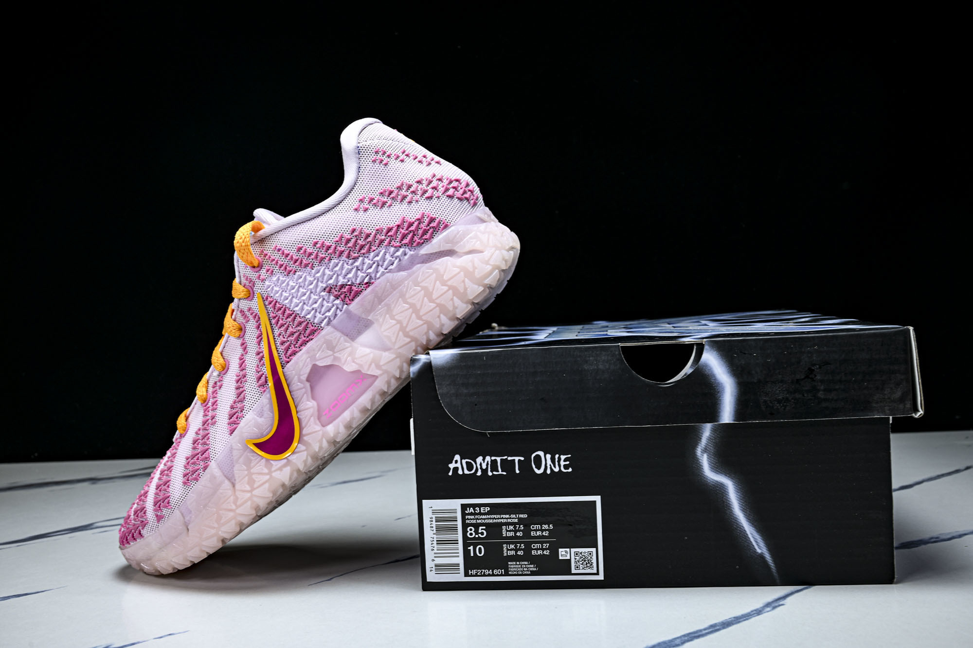 (纯原)Nike JA 3 EP 莫兰特三代低帮实战篮球鞋 HF2794-601尺码：39 40 40.