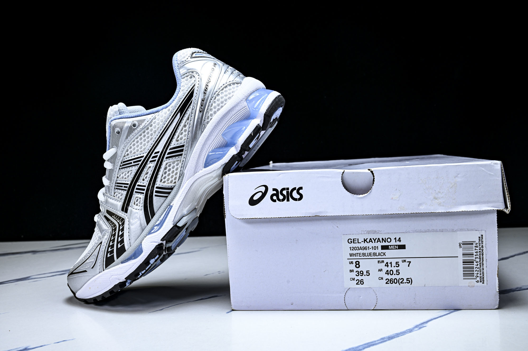 ASICS亚瑟士GEL-KAYANO 14男女时尚潮流复古运动休闲鞋情侣老爹鞋1203A961-101尺