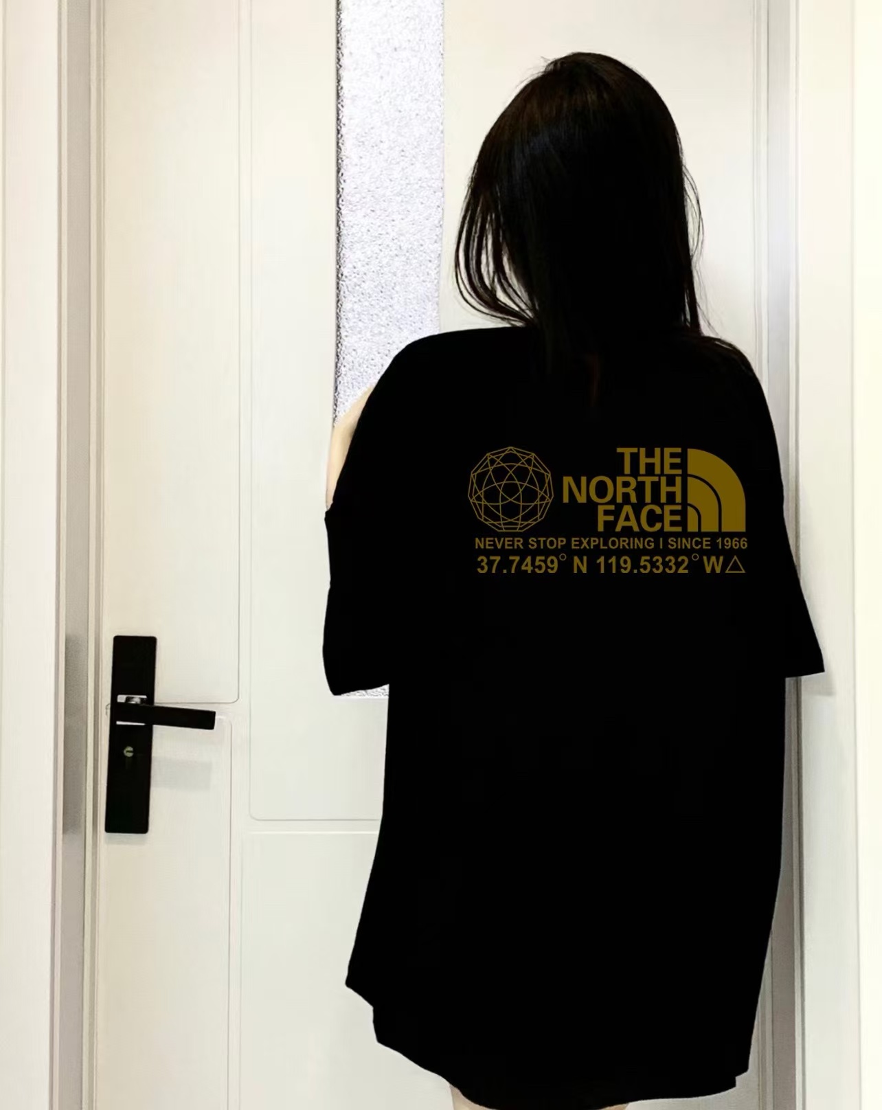 Cotton Couple T-shirts: 240g Pure Cotton, Unisex, Black/White/Gray, M-2XL Sizes. - 图片 4