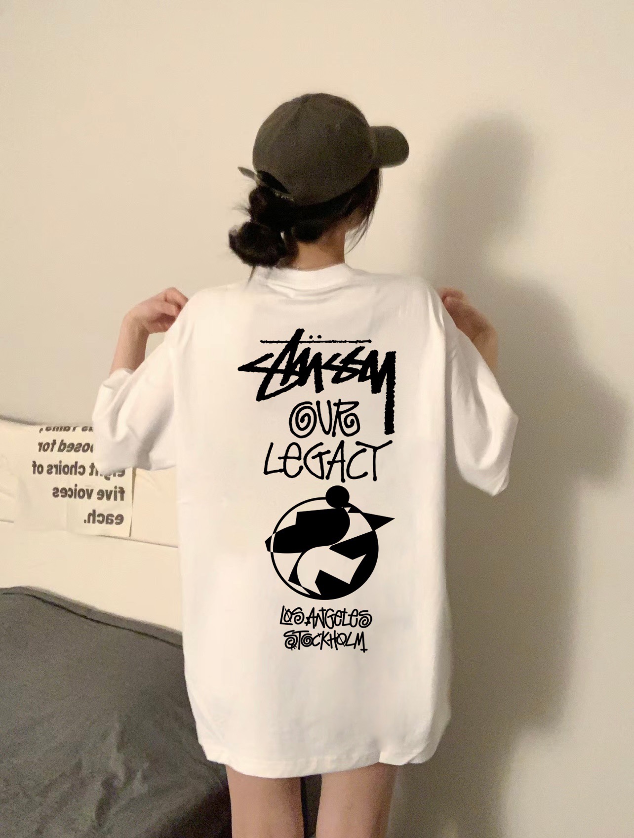 Stussy Cotton T-shirts: High-quality fabric, durable prints, comfortable fit, unisex fashion. - 图片 2
