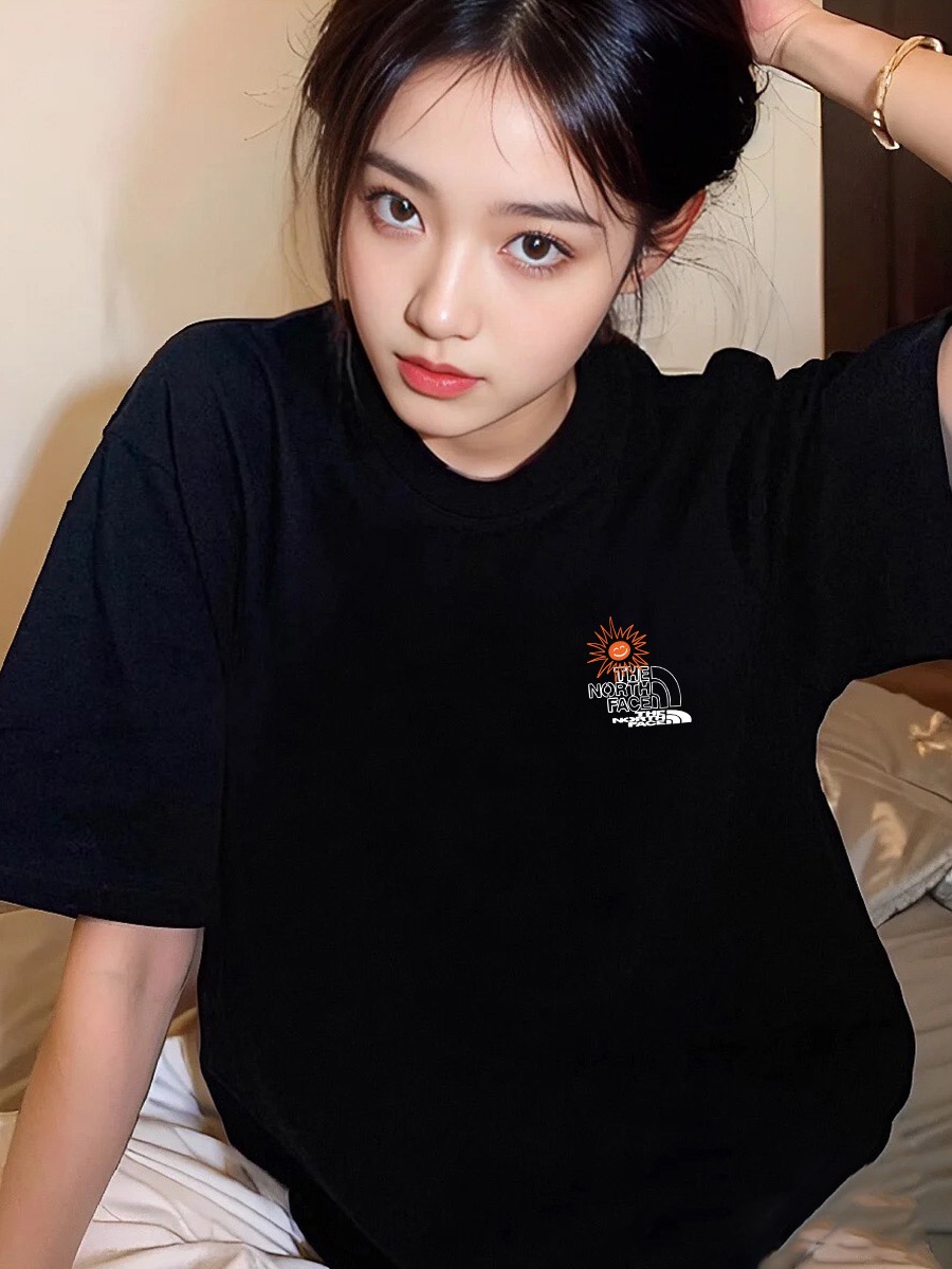 TNF2025 Summer Tree T-shirt: Comfortable Cotton Tee for Men and Women - 图片 2