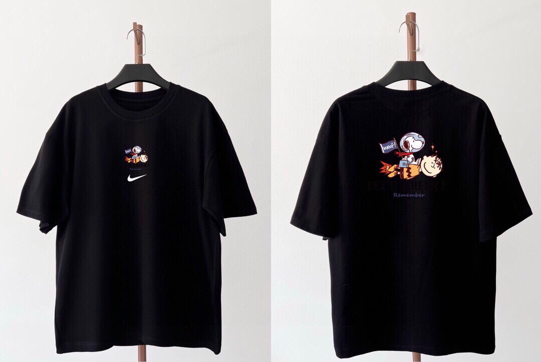 Nick Nike Snoopy’s “Let’s Cheer” Cotton T-shirt for Same-Sex Couples - 图片 8