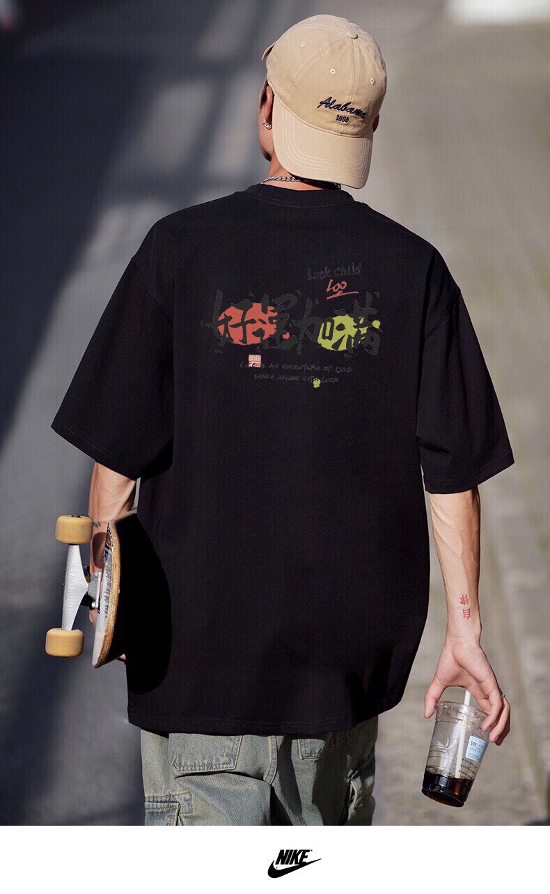 NIKE NK NK Glass of Blass T-shirts: High-Quality Cotton, Detailed Design, Fun Prints - 图片 4