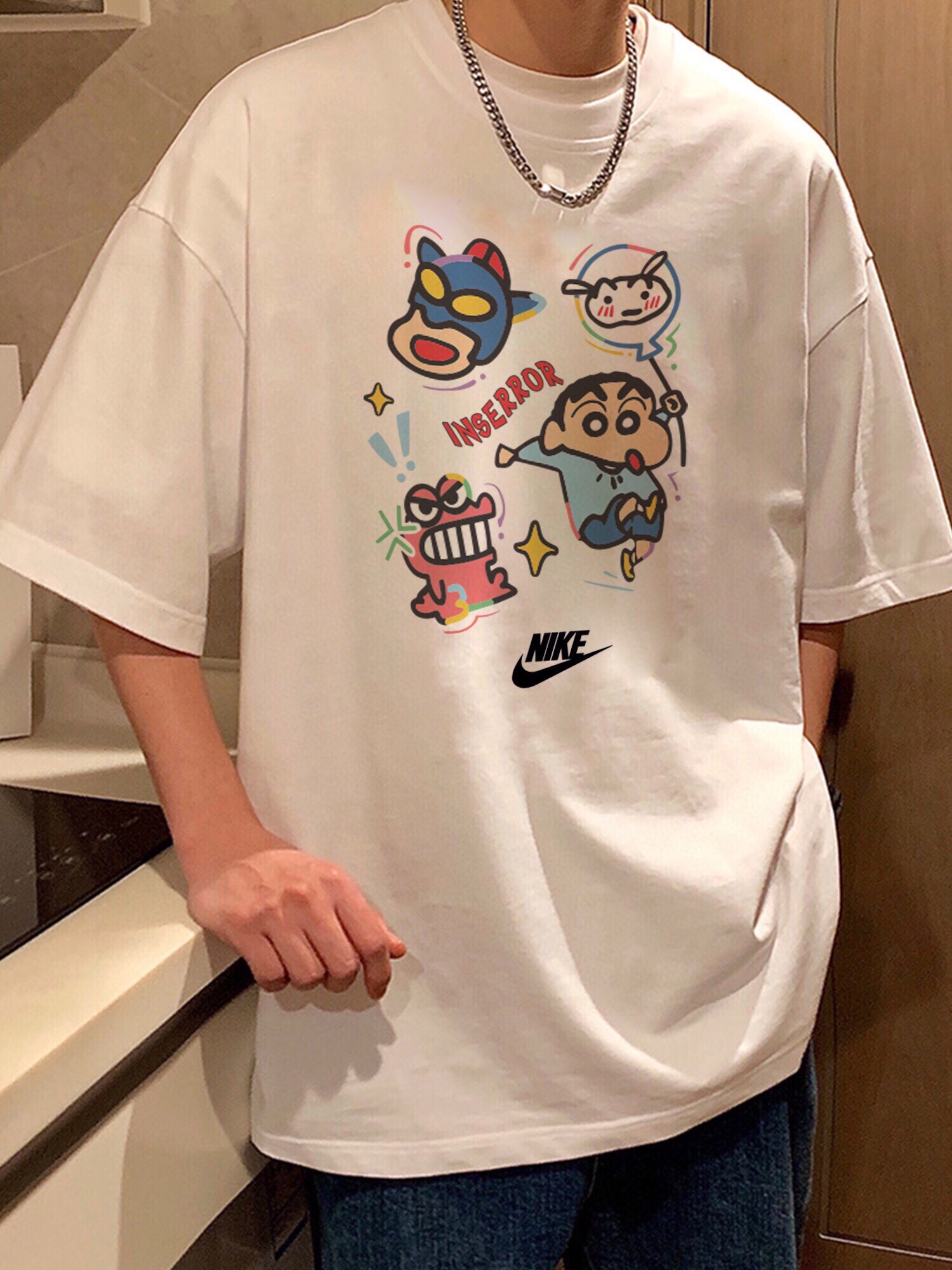Nike Little New Crayon Leisure Apparel: Quality Cotton, Unique Design, Lovely Elements. - 图片 3