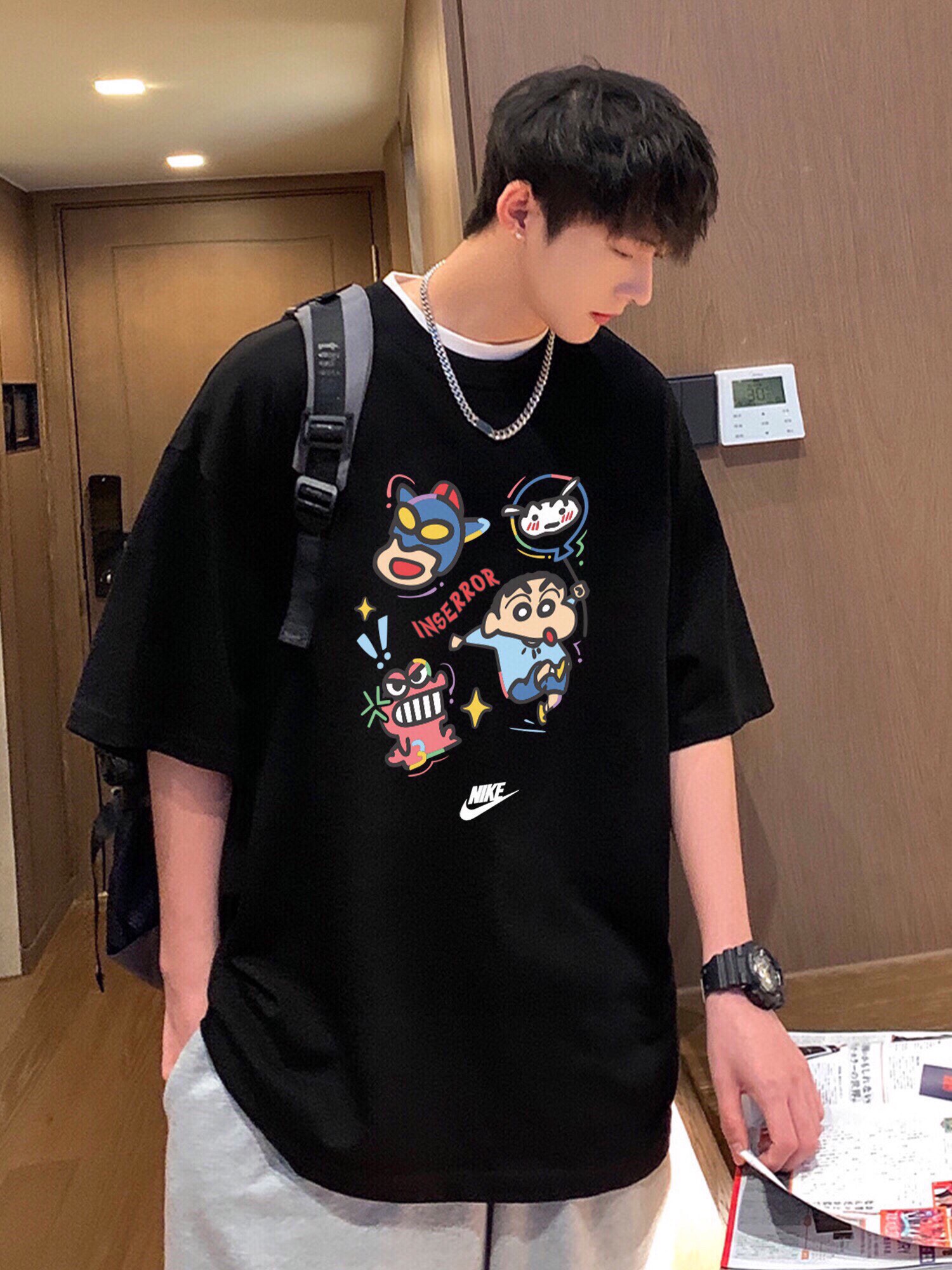 Nike Little New Crayon Leisure Apparel: Quality Cotton, Unique Design, Lovely Elements. - 图片 4