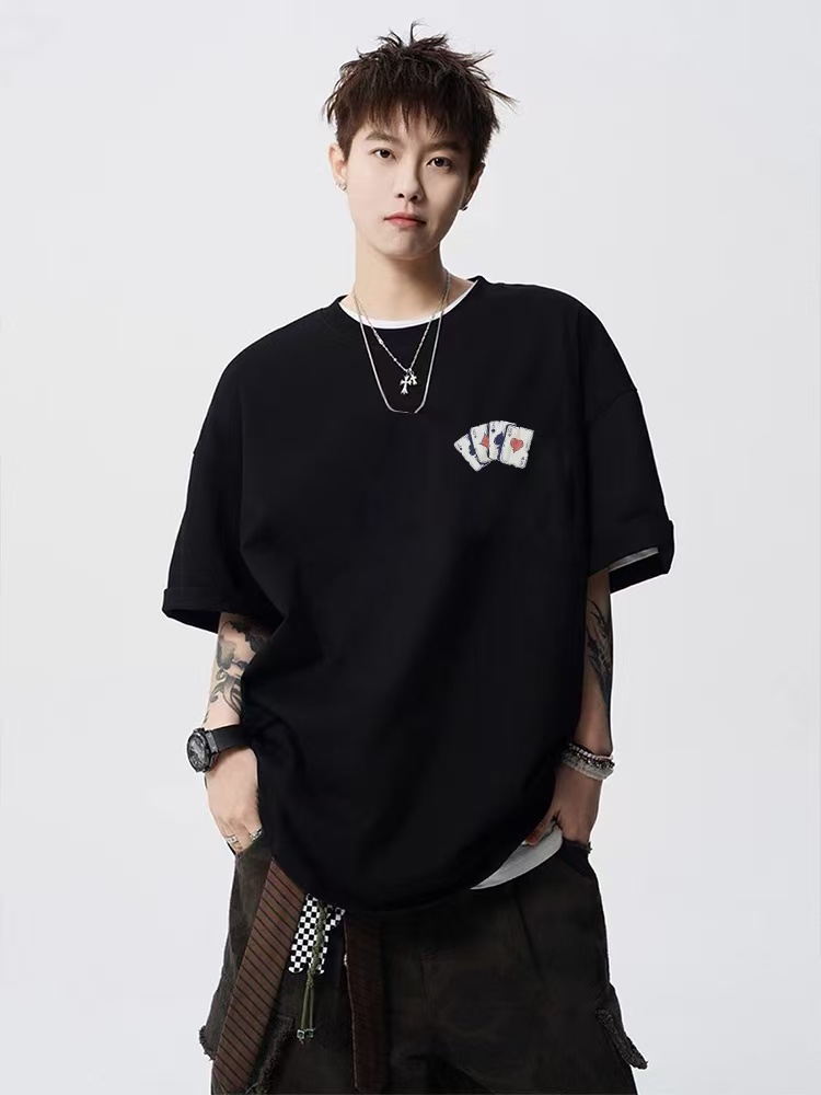 NIKE T-shirt Couple Half-Sleeve: Quality Cotton, Detailed Design, Graffiti Logo, Multiple Sizes. - 图片 3