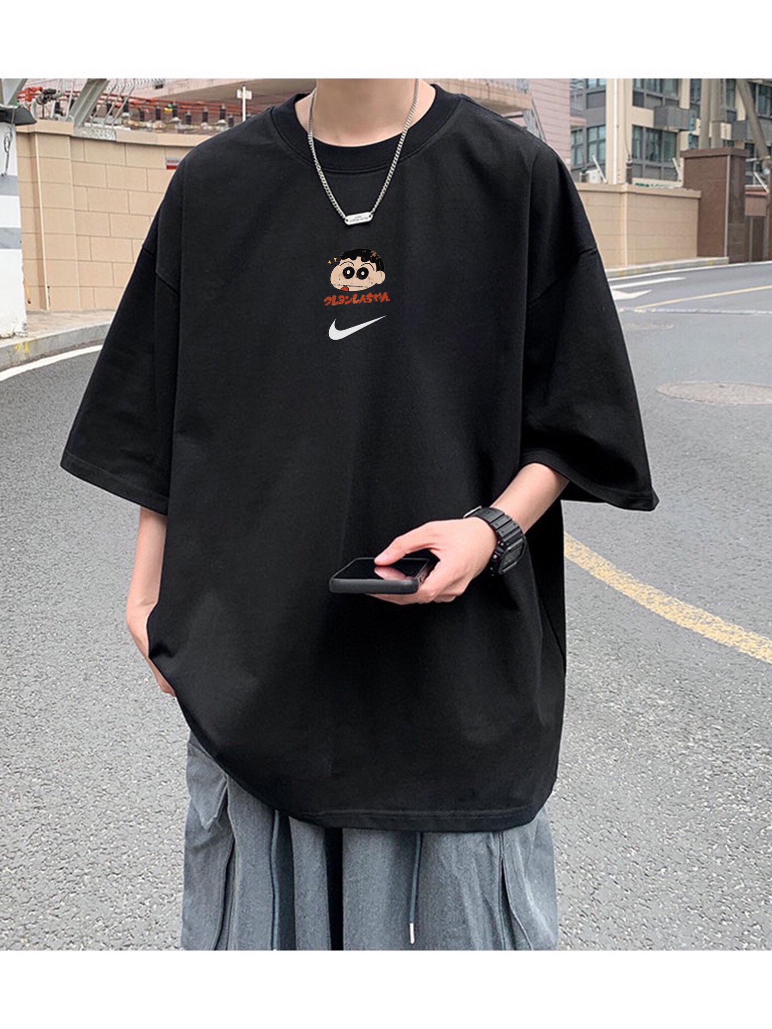 Nike Silent Cack T-shirt: Premium Cotton, Detailed Design, Lovely Inspiration, Multiple Sizes - 图片 4