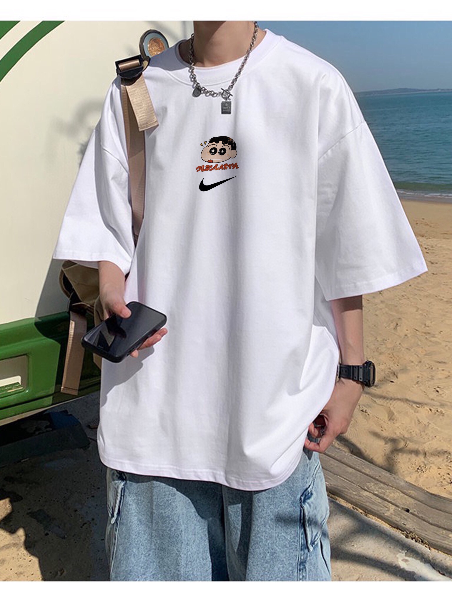 Nike Silent Cack T-shirt: Premium Cotton, Detailed Design, Lovely Inspiration, Multiple Sizes - 图片 5