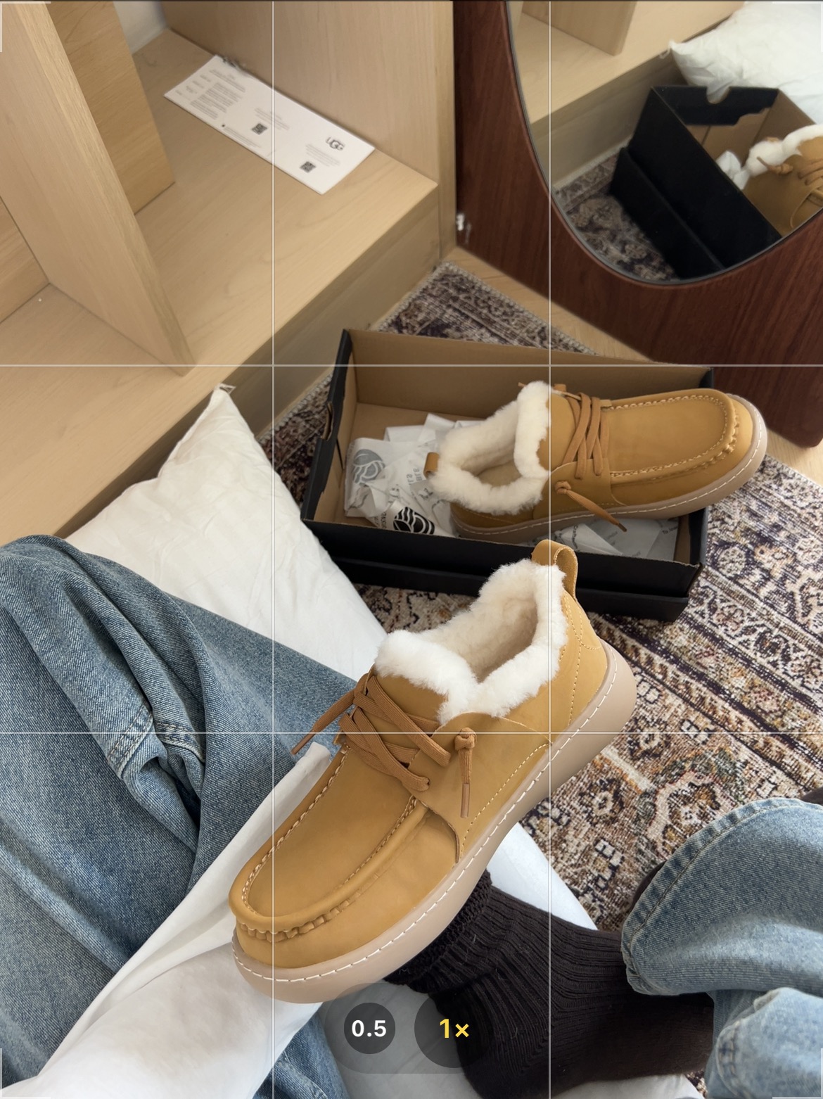 细节图  🔥双11预热特惠🔥CX专供 独家纯原 【UGG】原价xx 男士吐司 🔥ugg新款男款方糖吐司休闲男鞋,牛皮袋鼠工装鞋,真皮真毛简约帅气! 两色:栗色.绿色