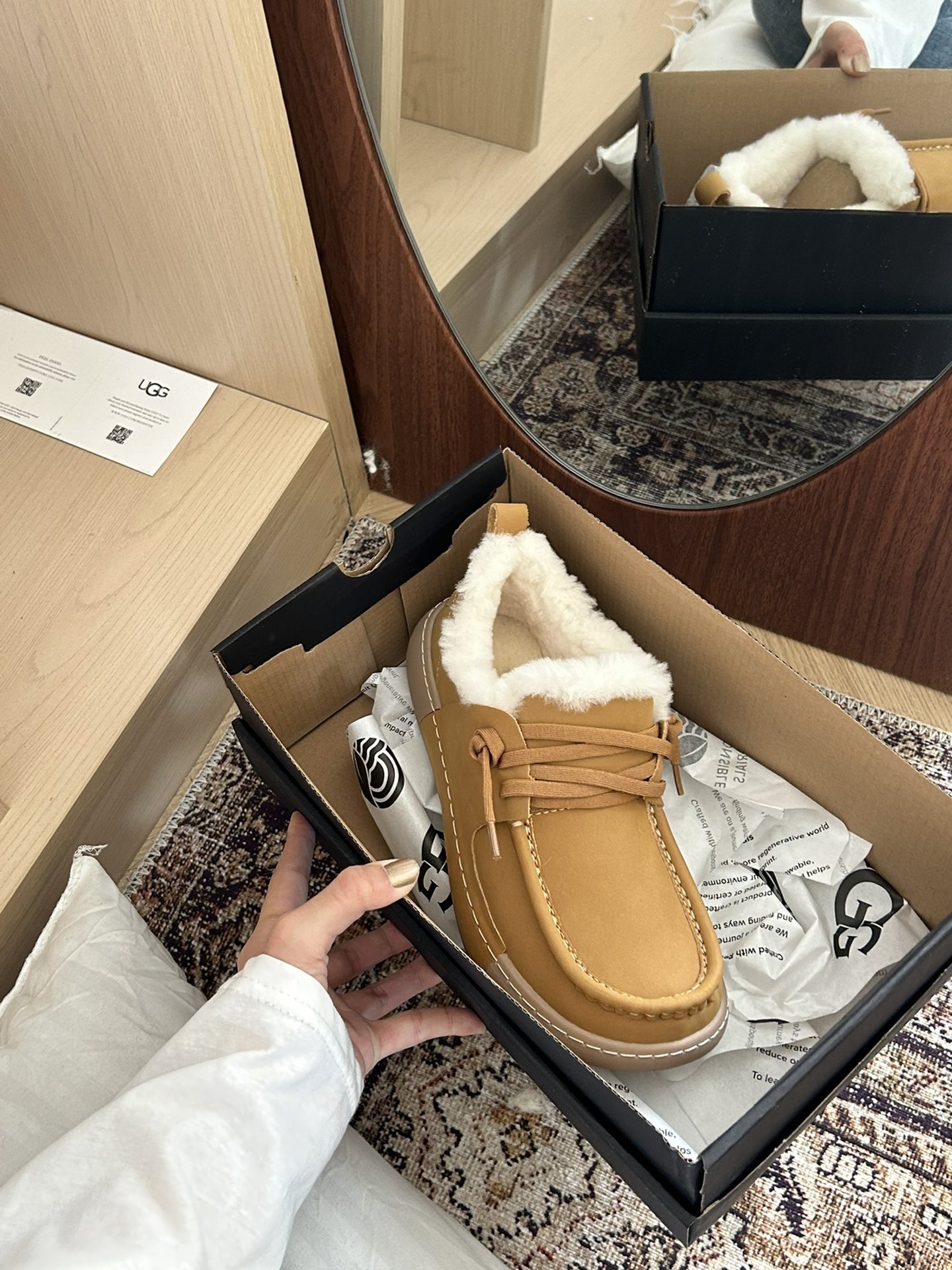 细节图  🔥双11预热特惠🔥CX专供 独家纯原 【UGG】原价xx 男士吐司 🔥ugg新款男款方糖吐司休闲男鞋,牛皮袋鼠工装鞋,真皮真毛简约帅气! 两色:栗色.绿色