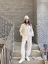 Dior Clothing Pants & Trousers Sweatshirts Two Piece Outfits & Matching Sets White Embroidery Hooded Top
