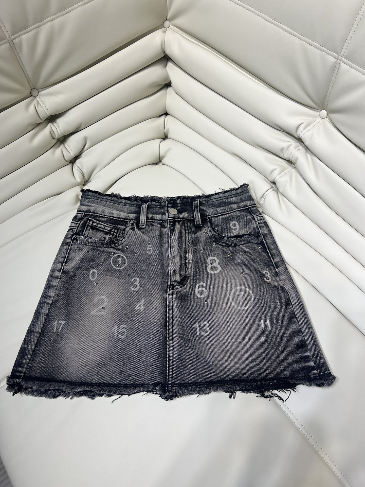 夏季新款  数字设计牛仔半裙#6qzdybq#尺码SMLXL4lbewzwdqq