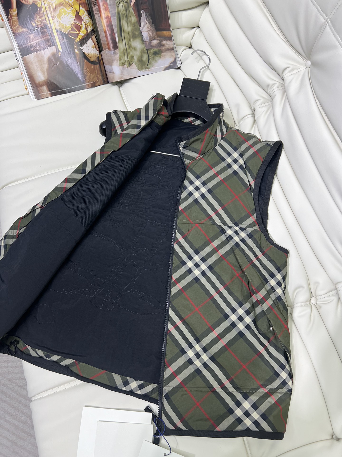 High-Quality Zambori Plaid Coat: Tailored Female Suit with Custom Fabric - 图片 4