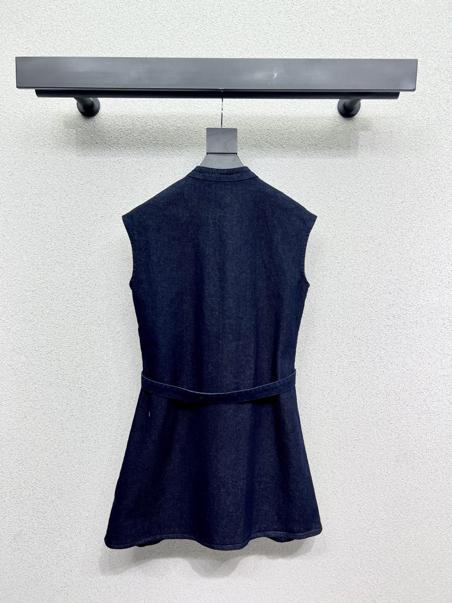 Dior Sleeveless Denim A-Line Dress Stand Collar Mini Dress 5 i1746978834212 9044 0 4