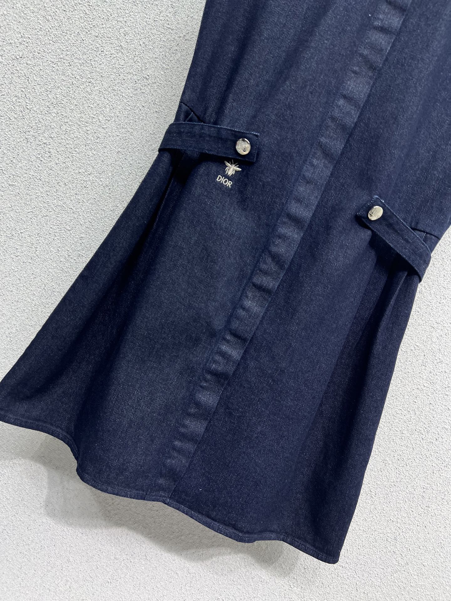 Dior Sleeveless Denim A-Line Dress Stand Collar Mini Dress 3 i1746978834653 7926 0 2
