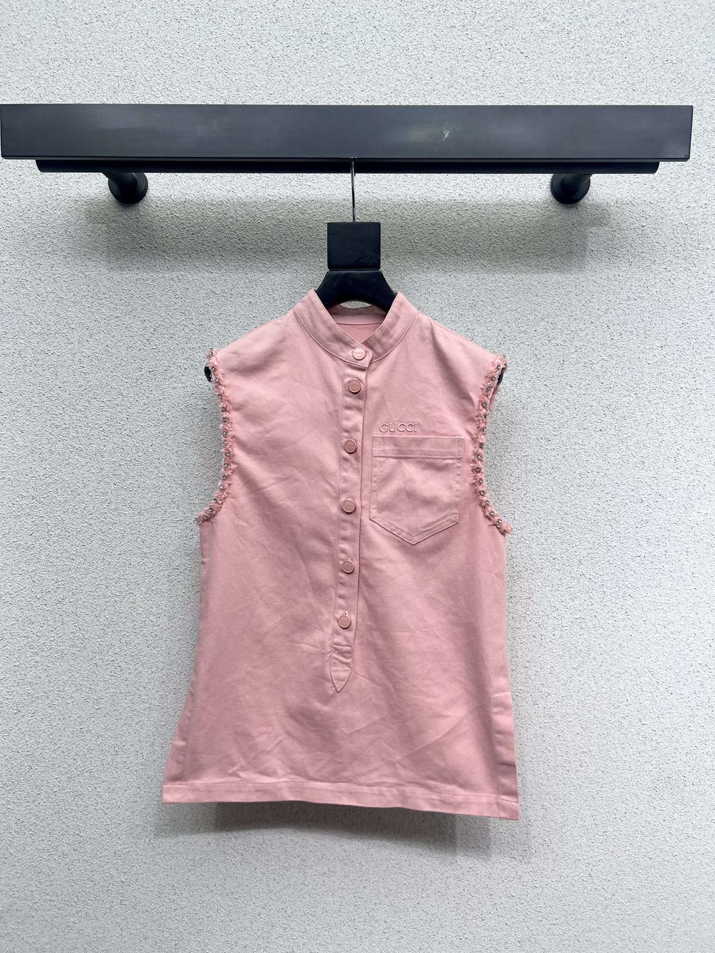 High-Quality Custom Cowboy Dress: P621, Sleeveless, Cotton, Muscle Texture, Yeast Detail - 图片 5