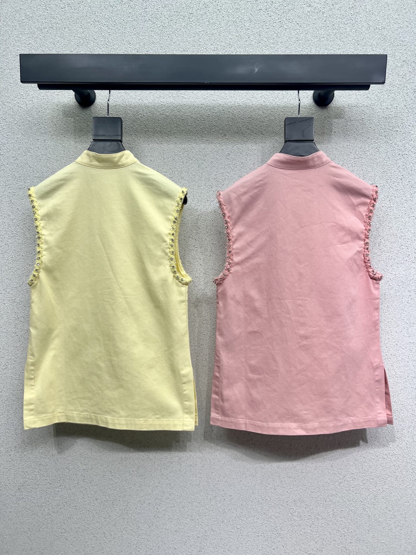 High-Quality Custom Cowboy Dress: P621, Sleeveless, Cotton, Muscle Texture, Yeast Detail - 图片 8