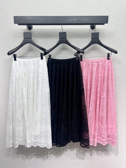 Elegant Lace Midi Skirt - Timeless Style for Every Occasion, S-M-L Sizes 1 Elegant Lace Midi Skirt - Timeless Style for Every Occasion, S-M-L Sizes