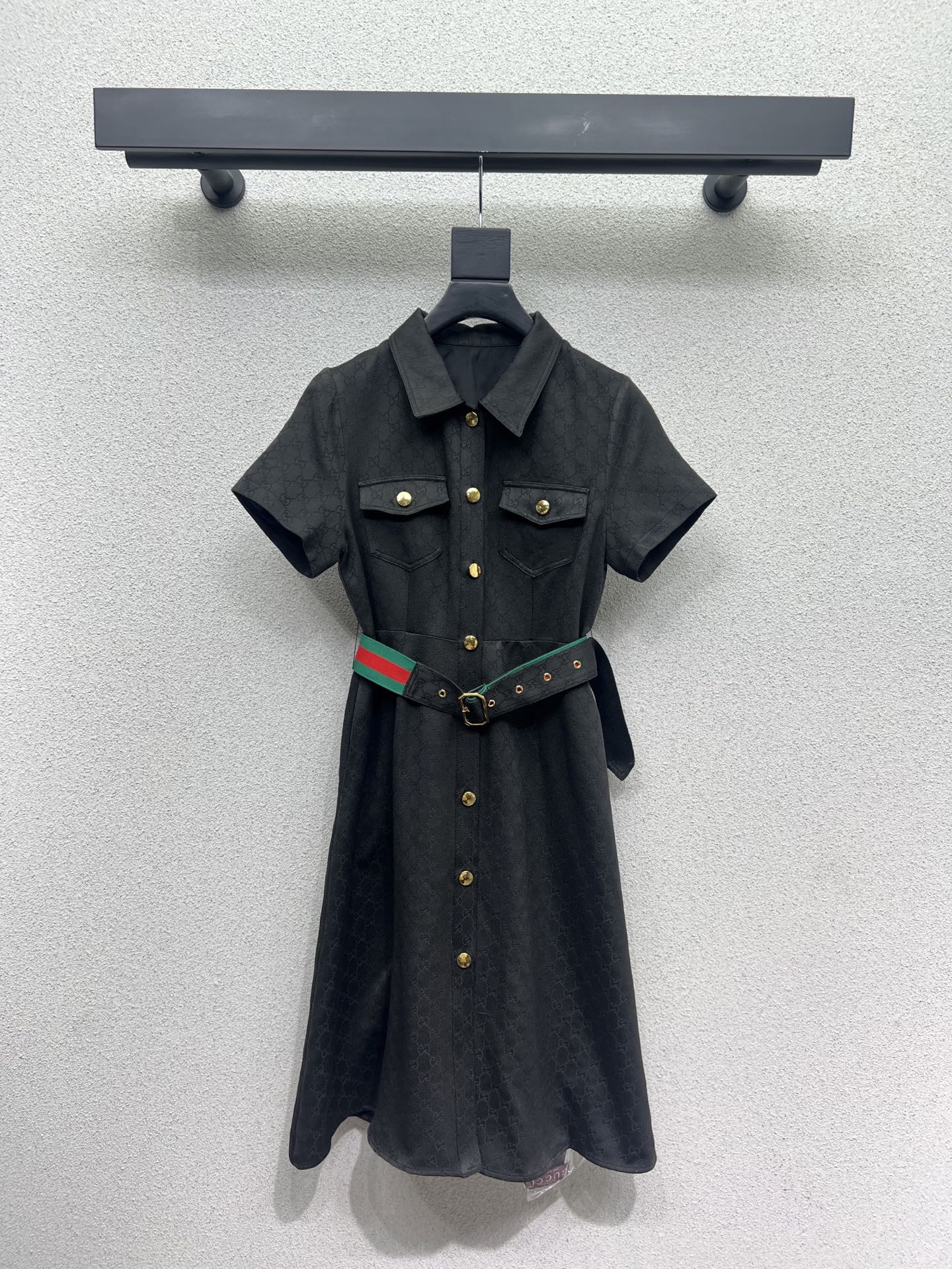 High-Intensity Fabric: P768 Original Rags Short-Sleeve Dress for G Family. - 图片 2