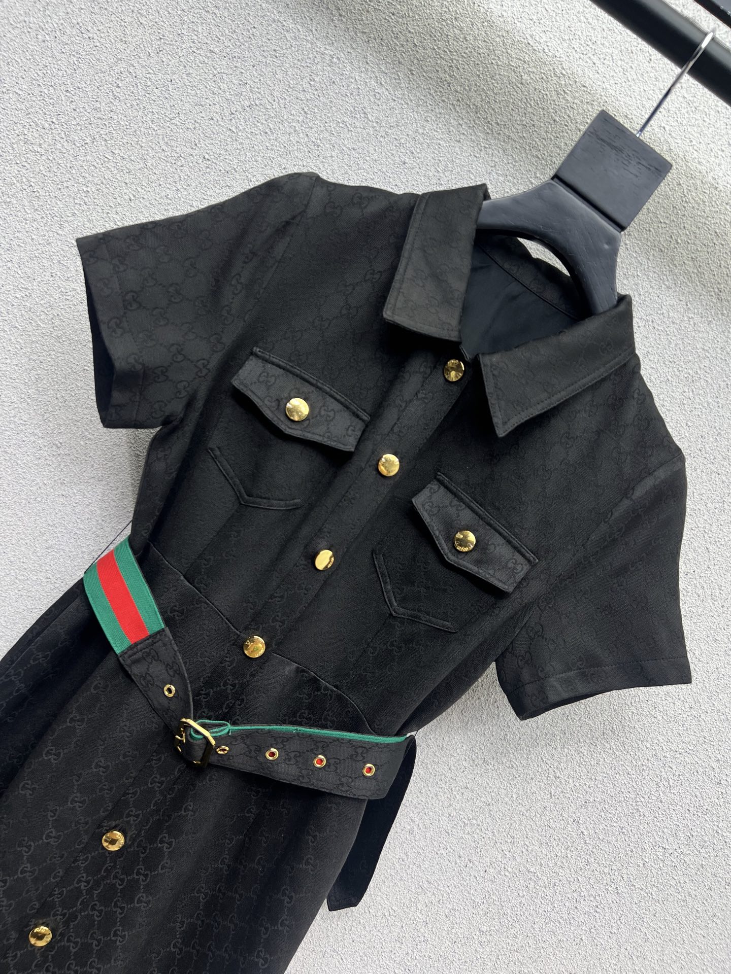 High-Intensity Fabric: P768 Original Rags Short-Sleeve Dress for G Family. - 图片 3