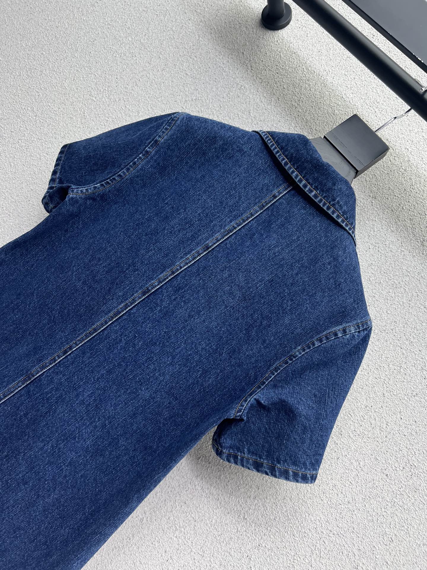 “High-Quality Short-Sleeve Cowboy Skirts for Stylish Girls, Size SML, Recommended for Rich Looks” - 图片 5