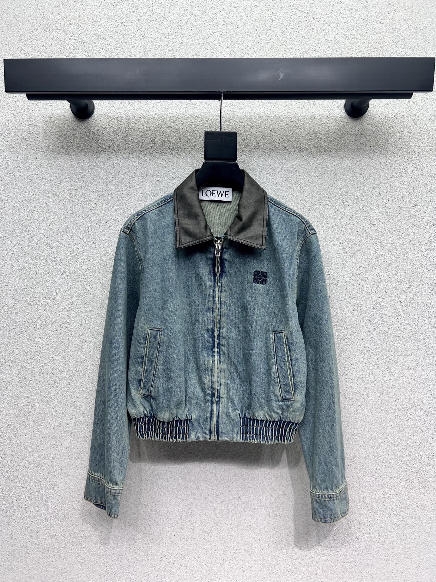 “Stylish Zhuiwei-Colored Cowboy Coat Dress with Water Washing Process” - 图片 1