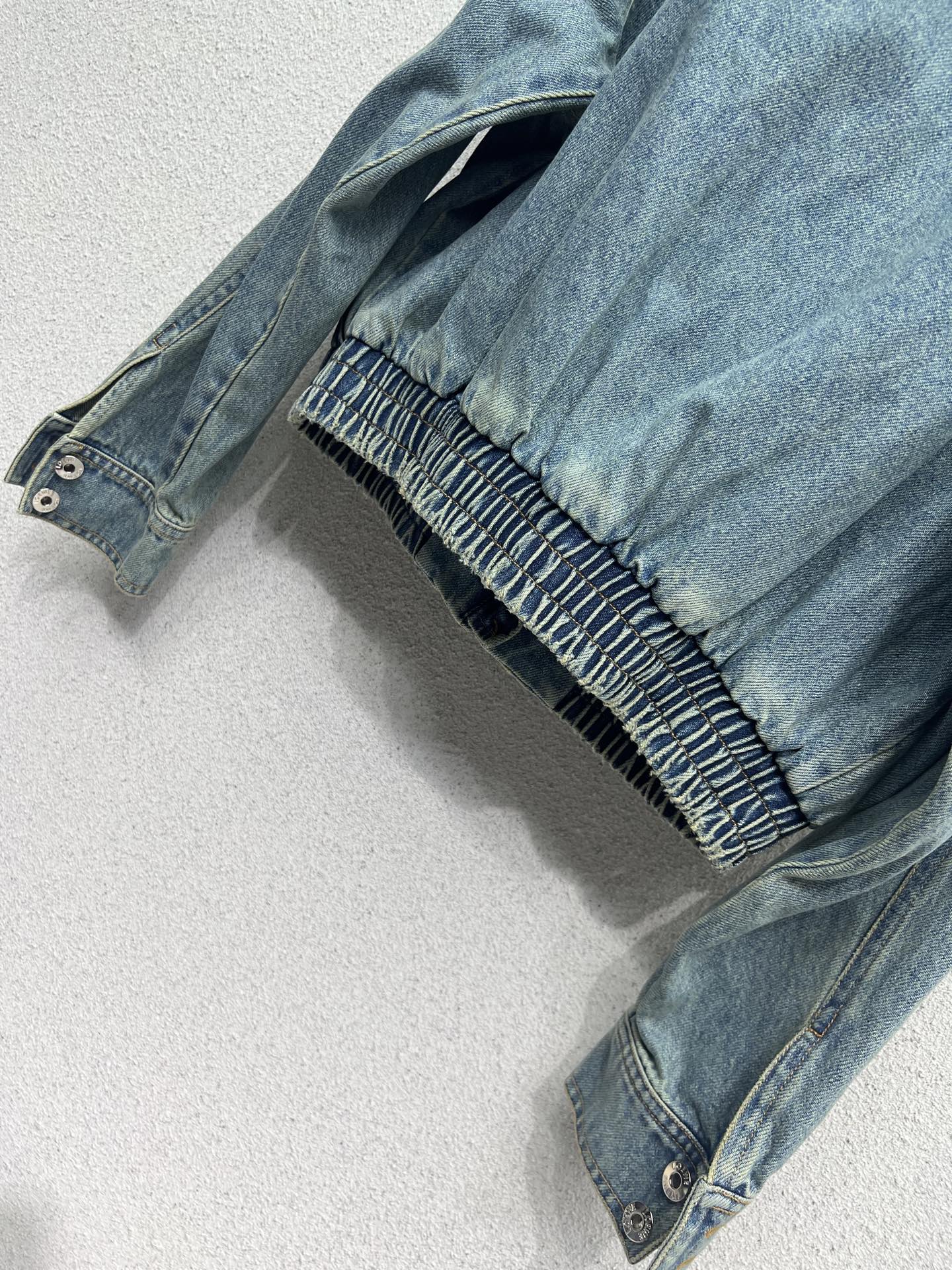 “Stylish Zhuiwei-Colored Cowboy Coat Dress with Water Washing Process” - 图片 6