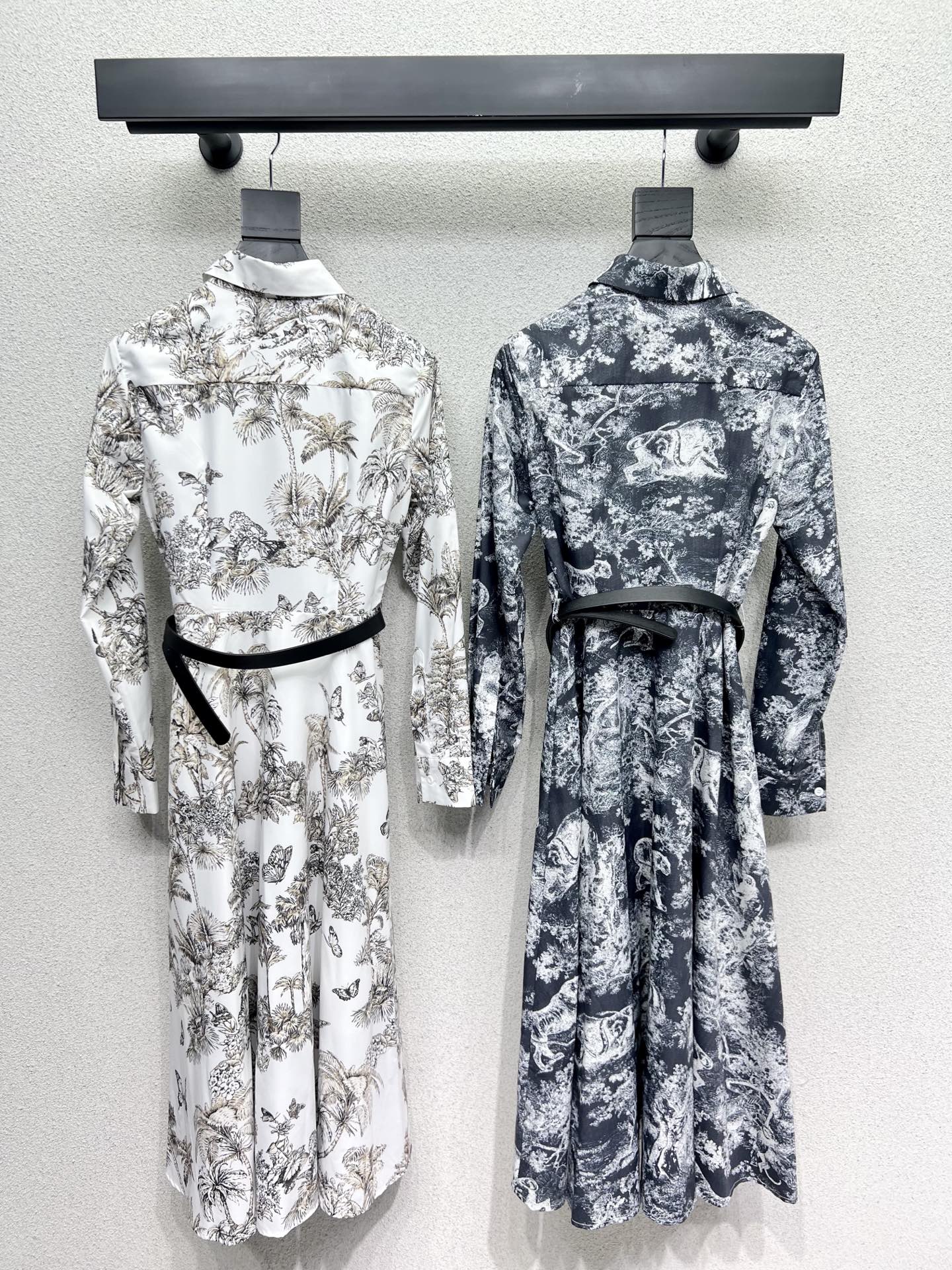 Dior Dress Set with Bee & Butterfly Print, Ruffle Detail & CD Belt 5 i1756690801745 4749 0 4