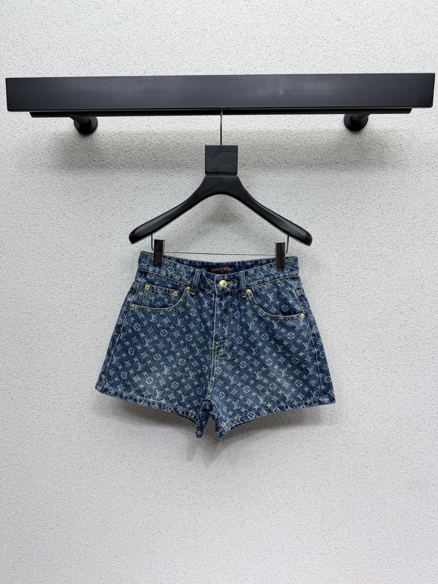 Джинсовые шорты с принтом Loro Piana