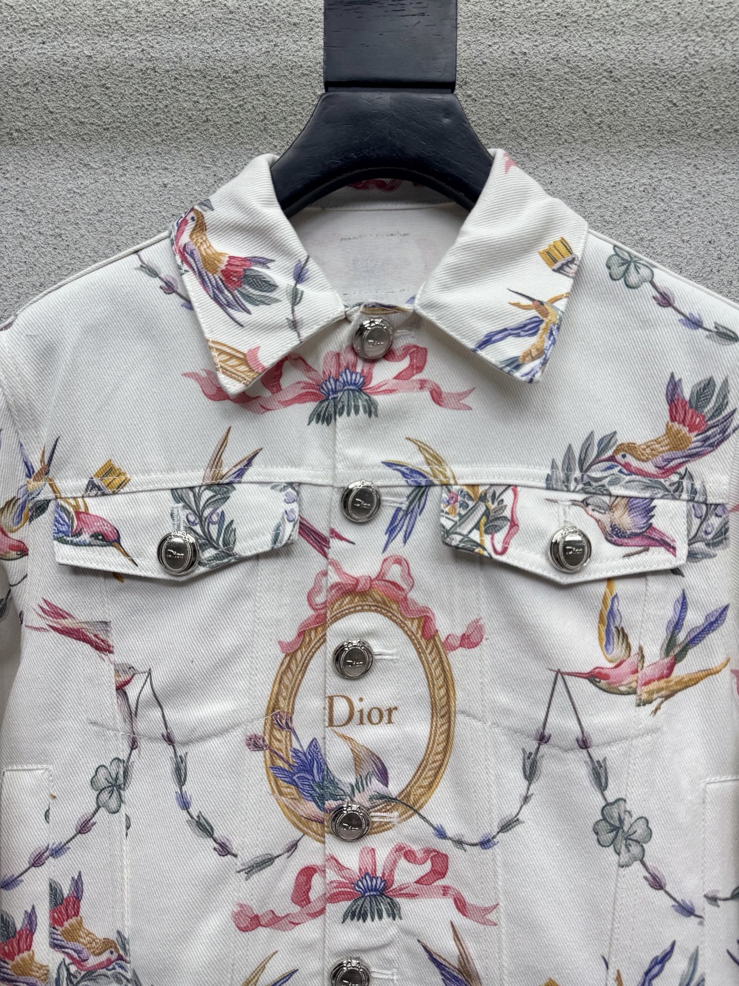 Джинсовая куртка с принтом Dior