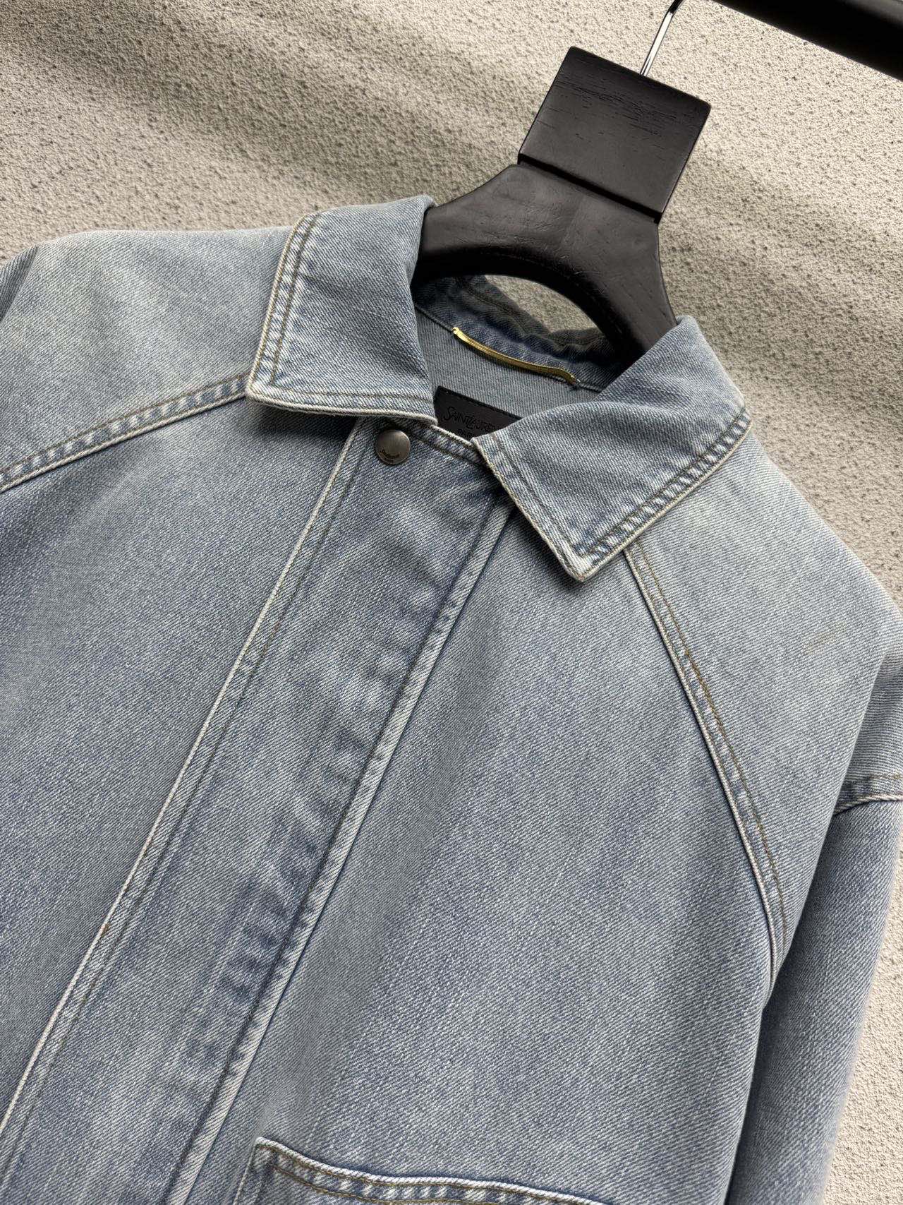 Джинсовая куртка Saint Laurent