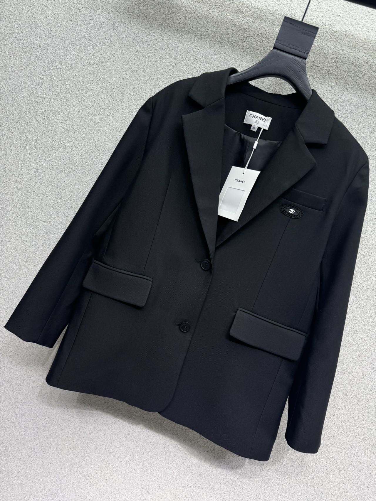 Черный пиджак с логотипом Gucci