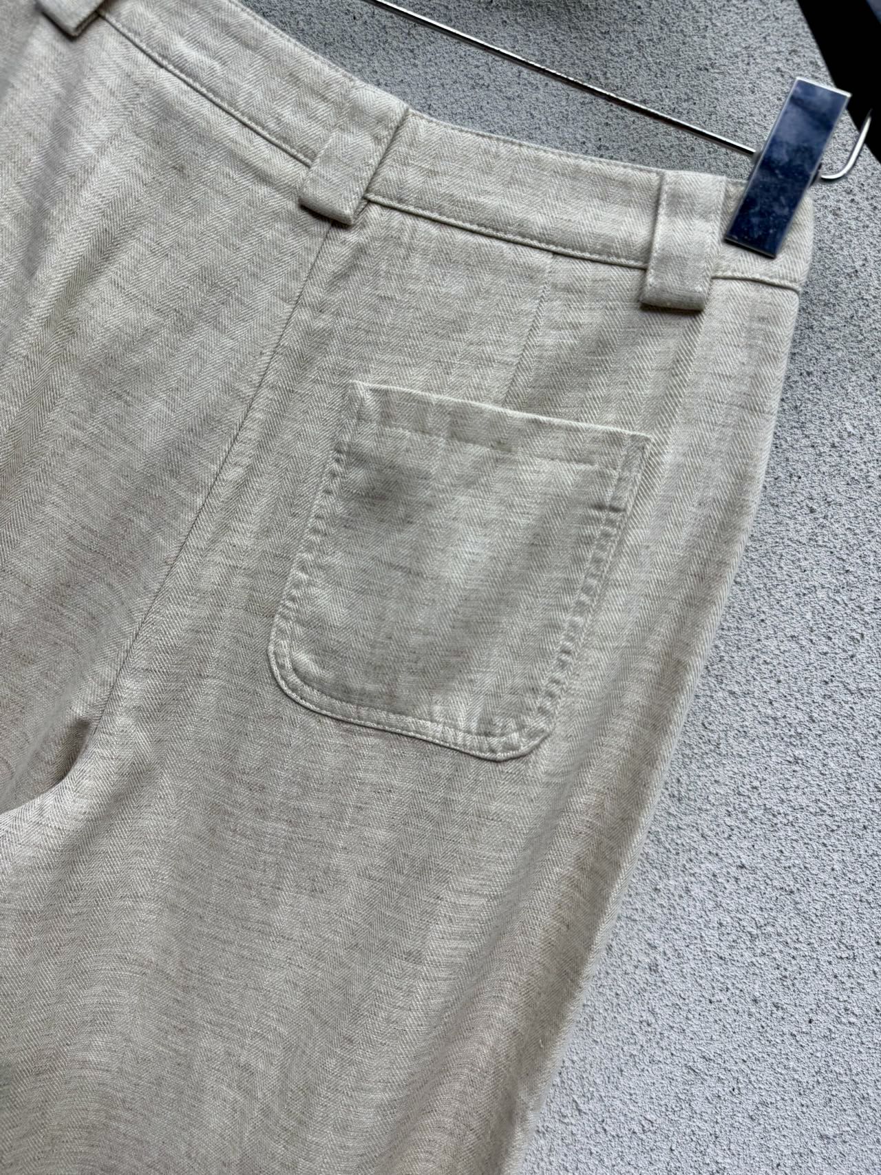 Брюки из льна Gucci