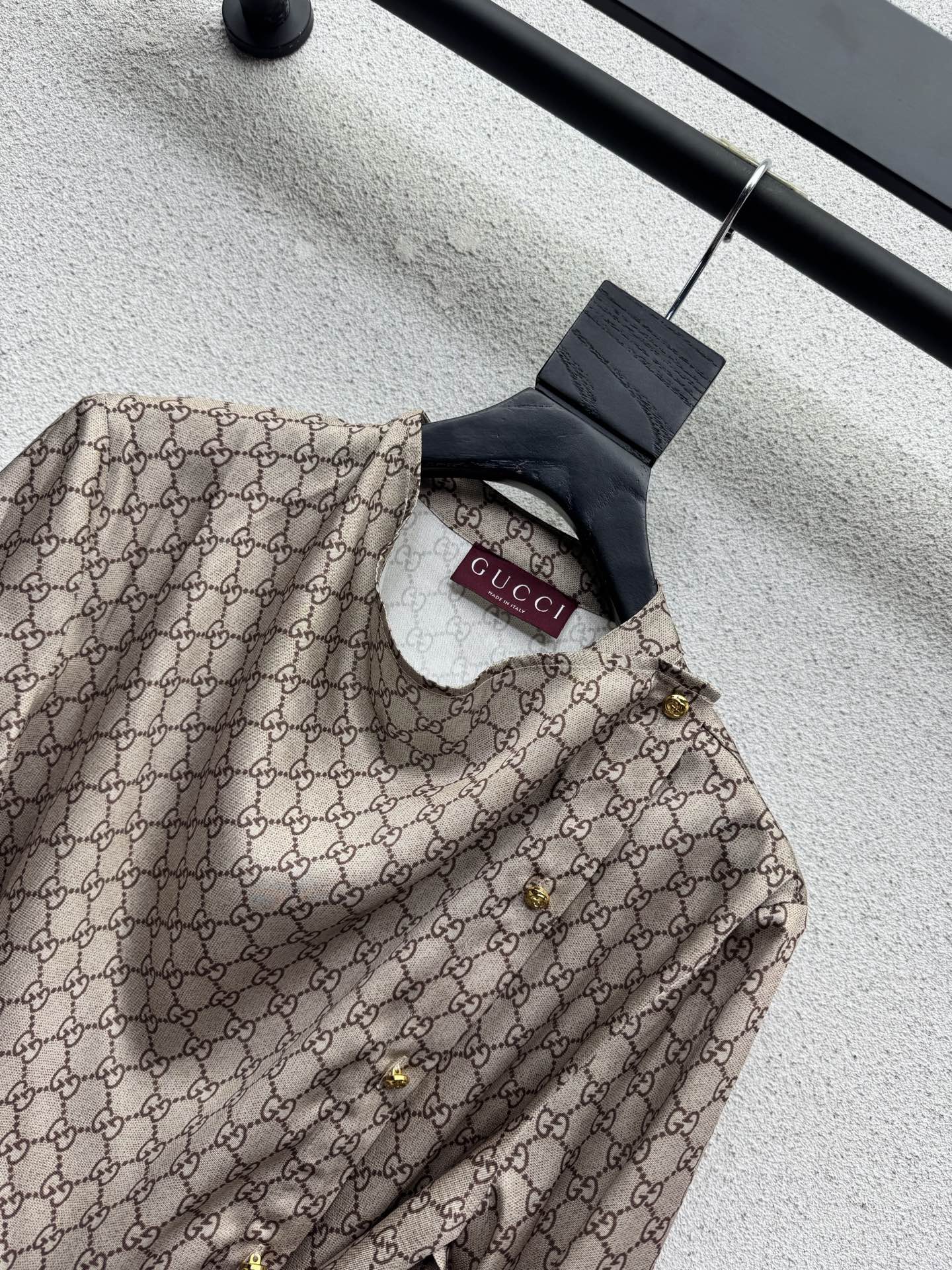 Рубашка с принтом Gucci