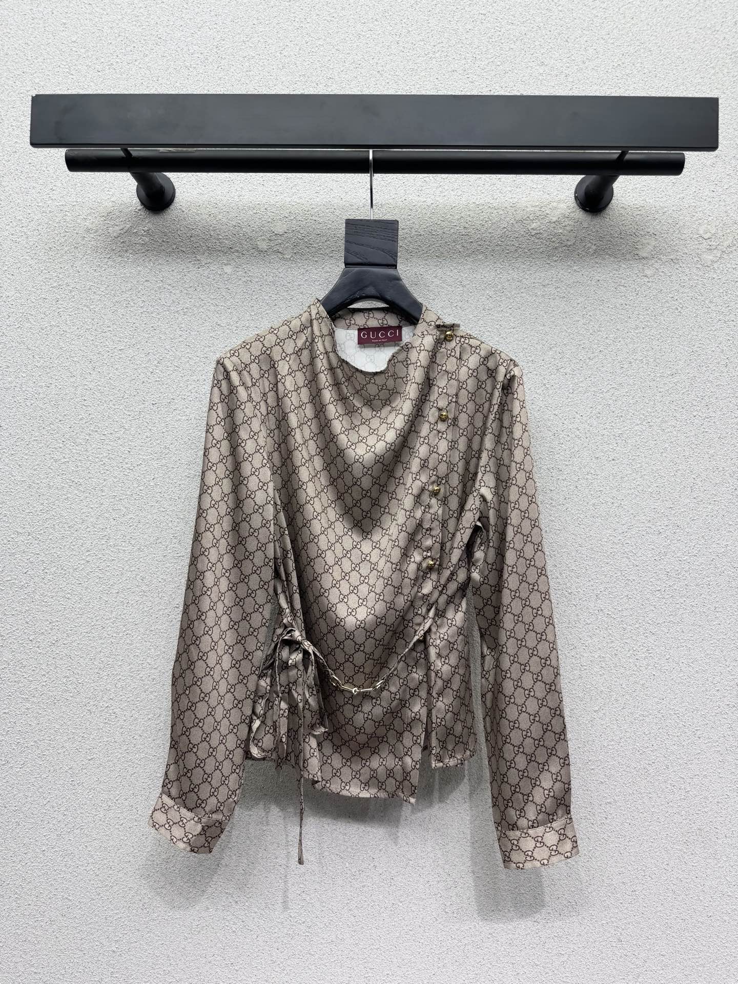 Рубашка с принтом Gucci