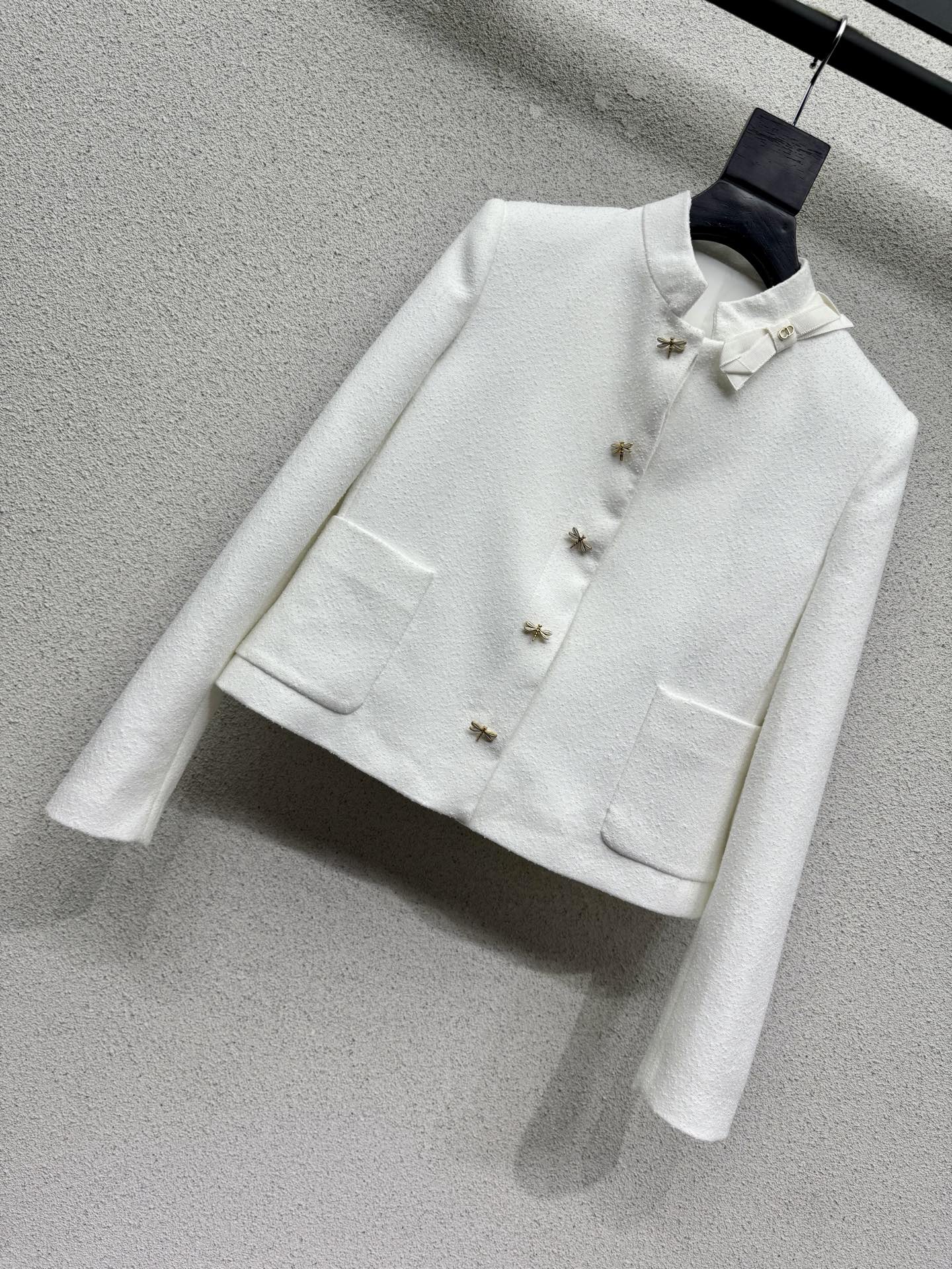 Белый пиджак с бантом Gucci