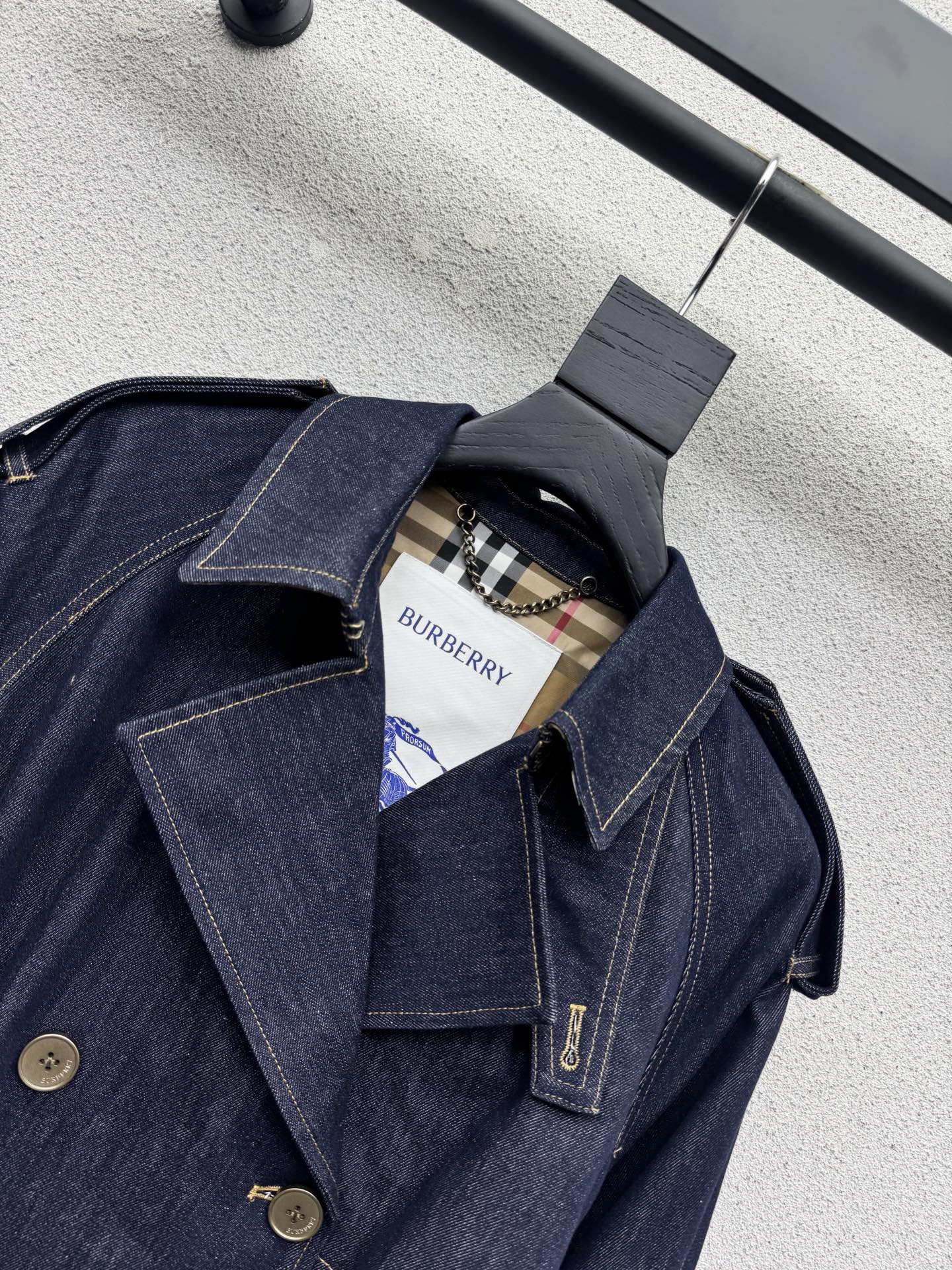 Джинсовый тренч Burberry