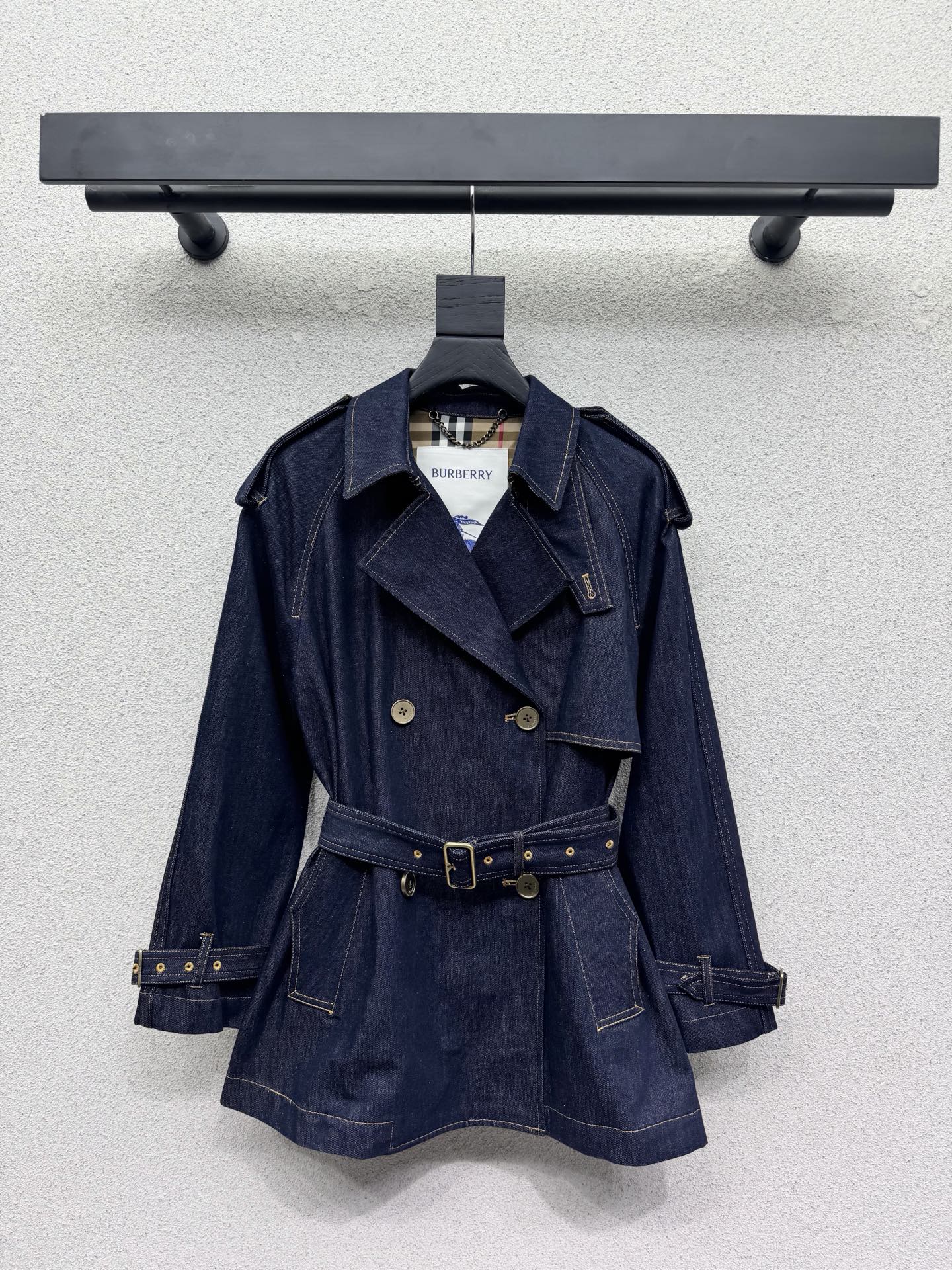 Джинсовый тренч Burberry