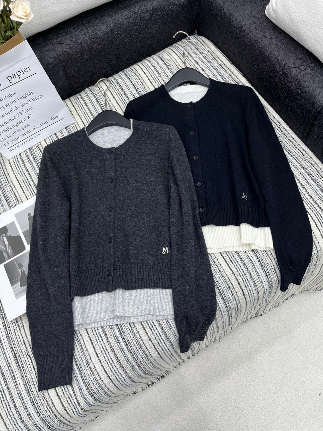 2024 High-Quality Women’s Suit in Advanced Grey and Black, Thin and Comforting